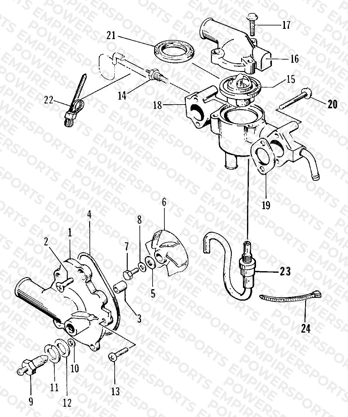 WATER PUMP/WATER MANIFOLD