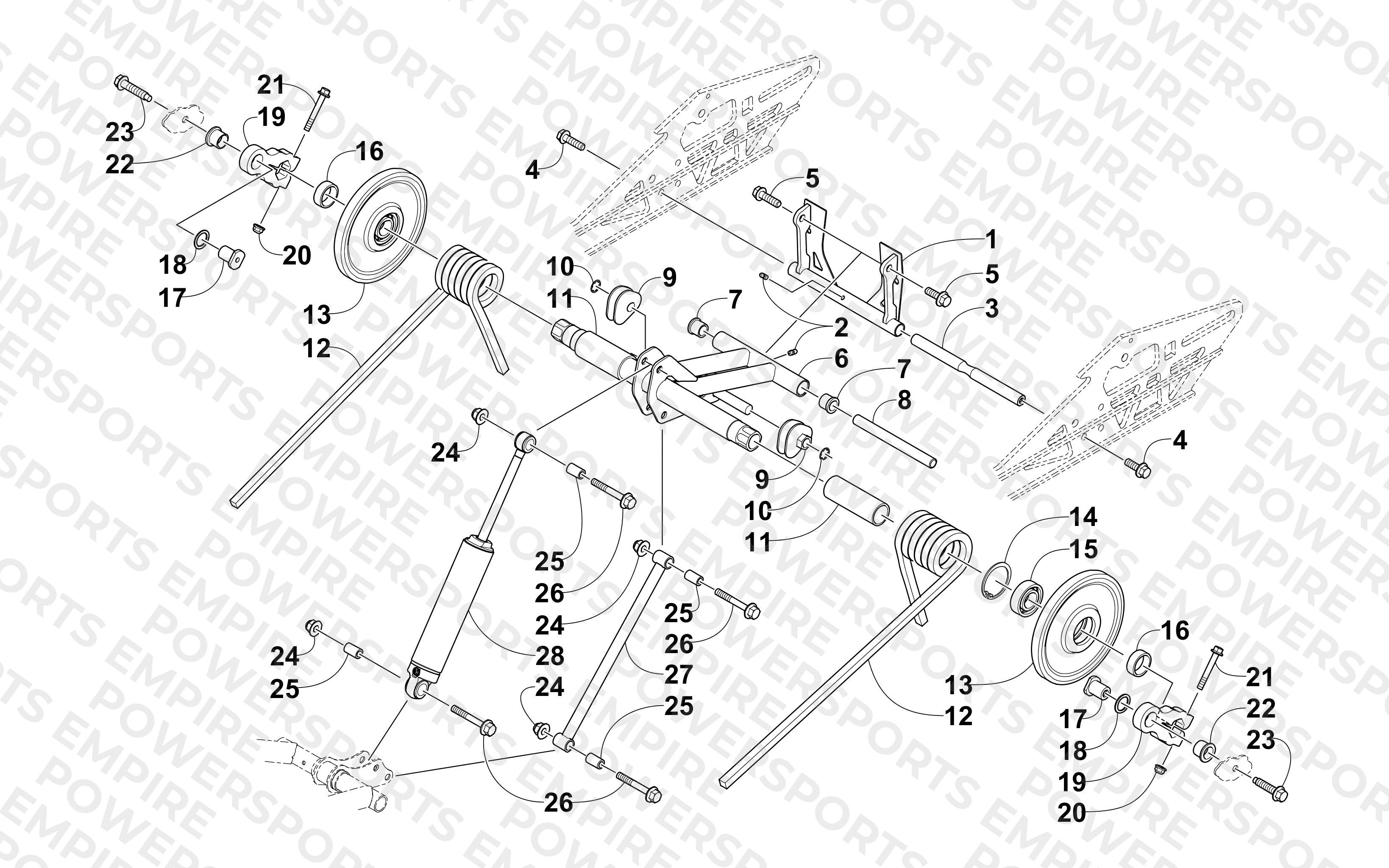 REAR SUSPENSION REAR ARM ASSEMBLY