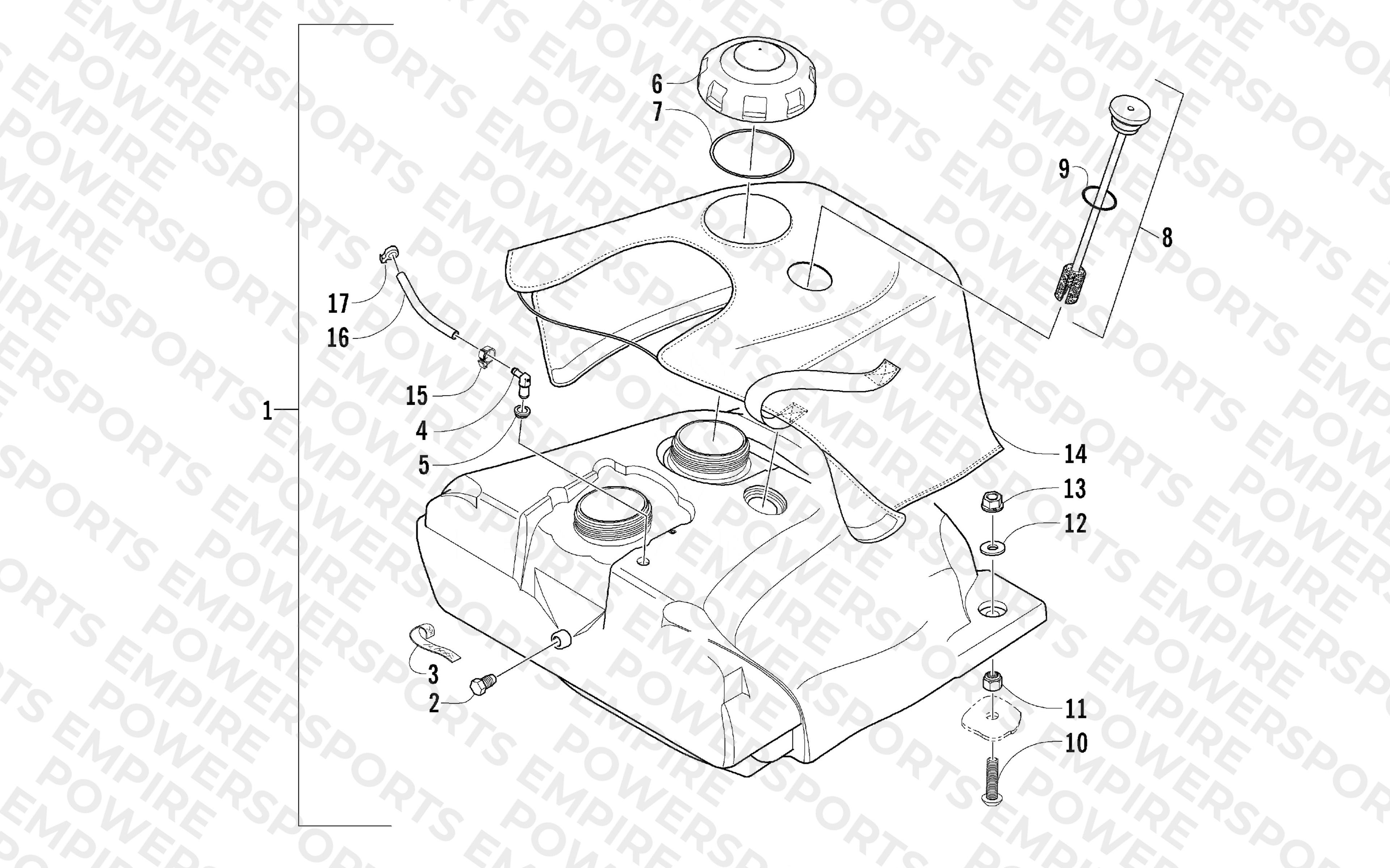GAS TANK ASSEMBLY
