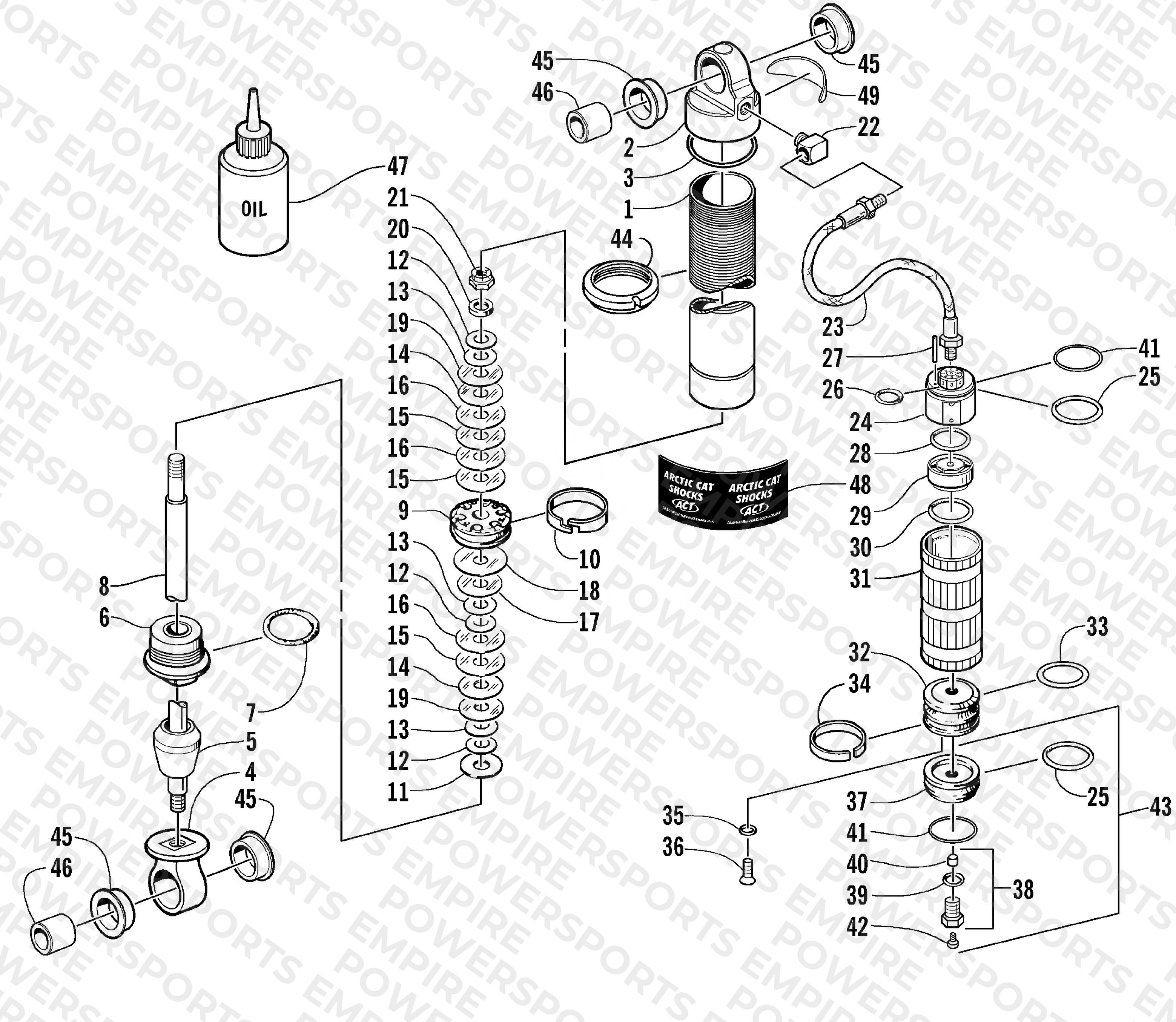 FRONT SUSPENSION SHOCK ABSORBER
