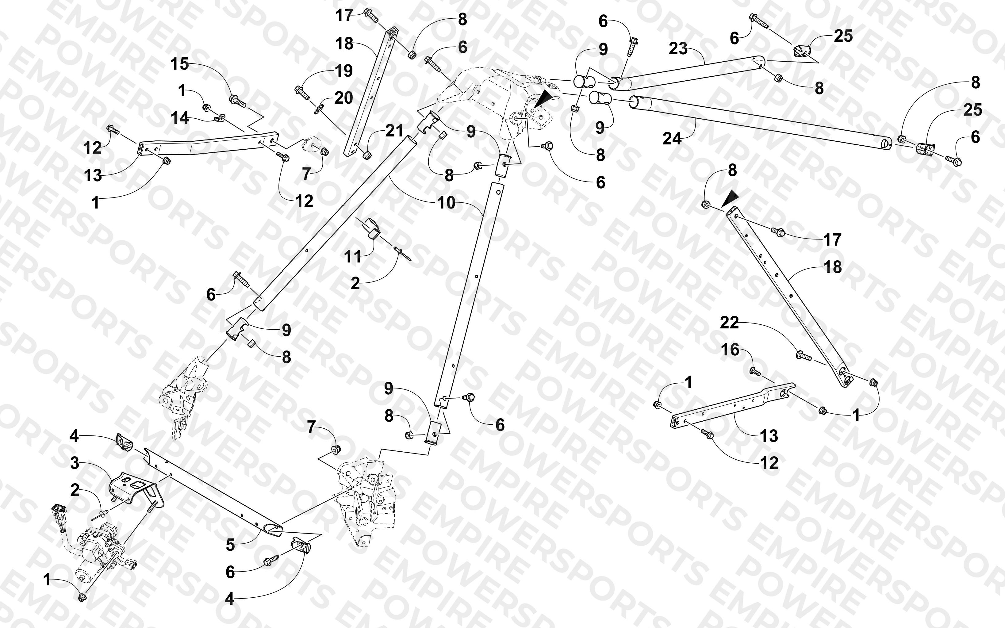 STEERING SUPPORT ASSEMBLY