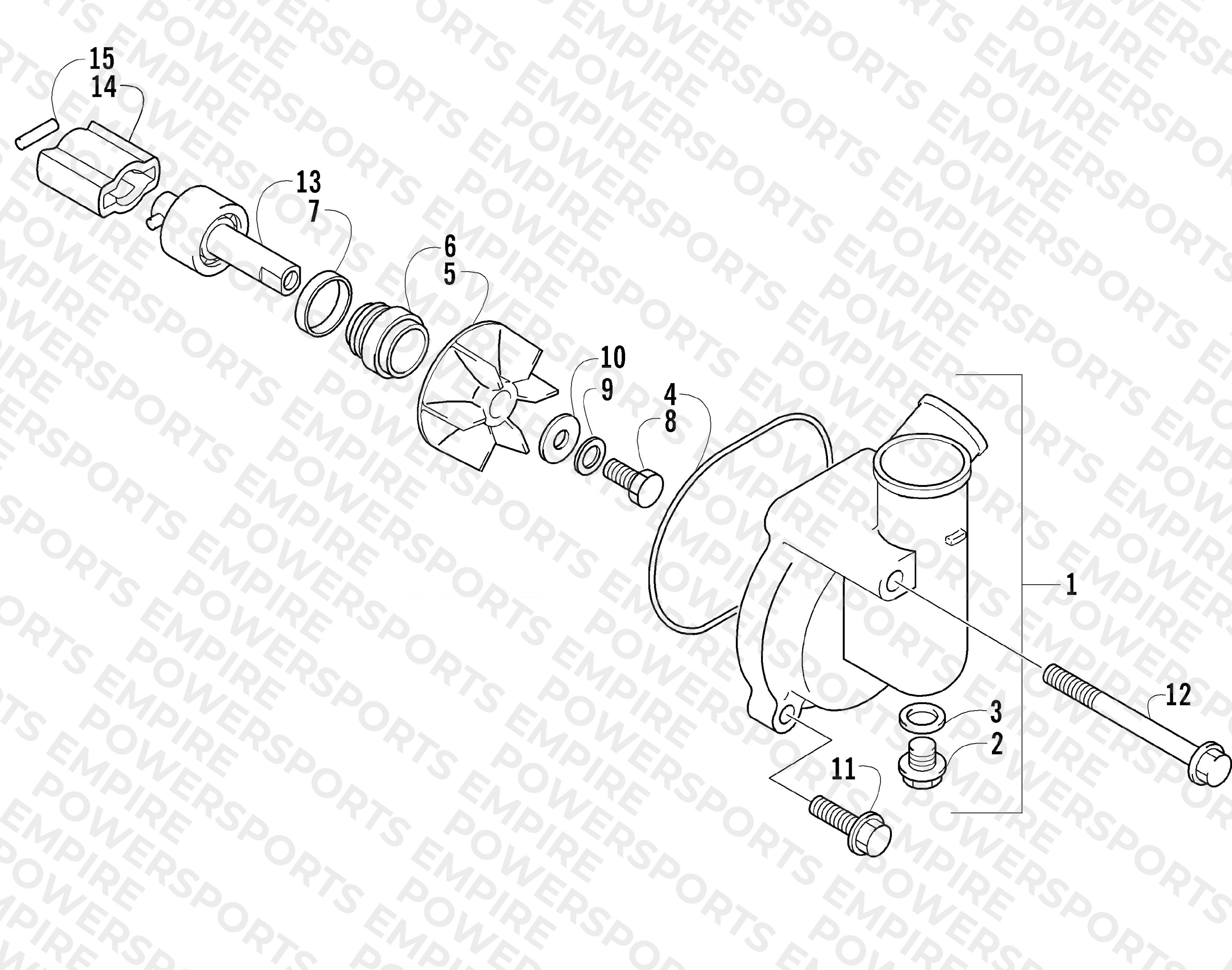 WATER PUMP ASSEMBLY