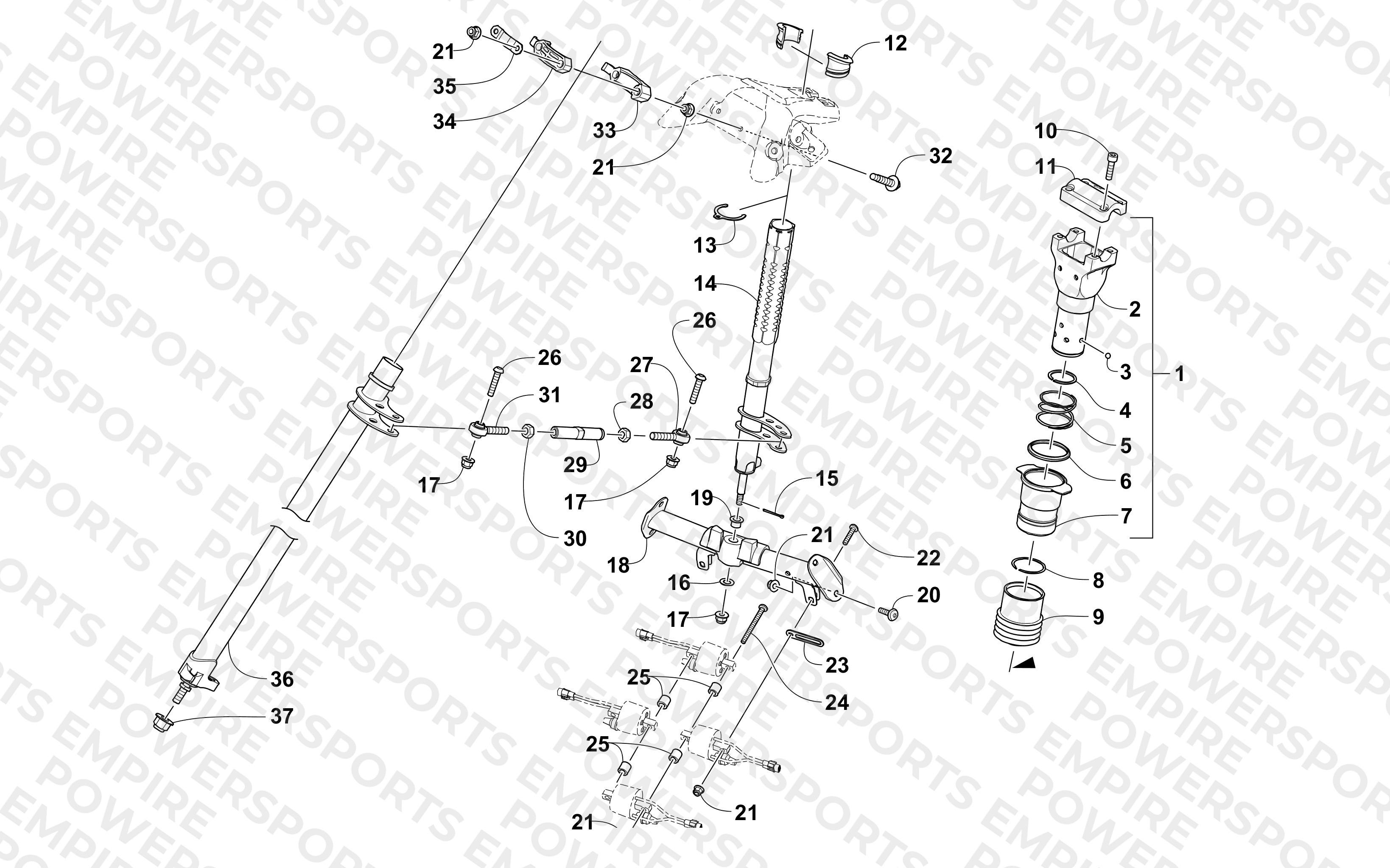 STEERING POST ASSEMBLY