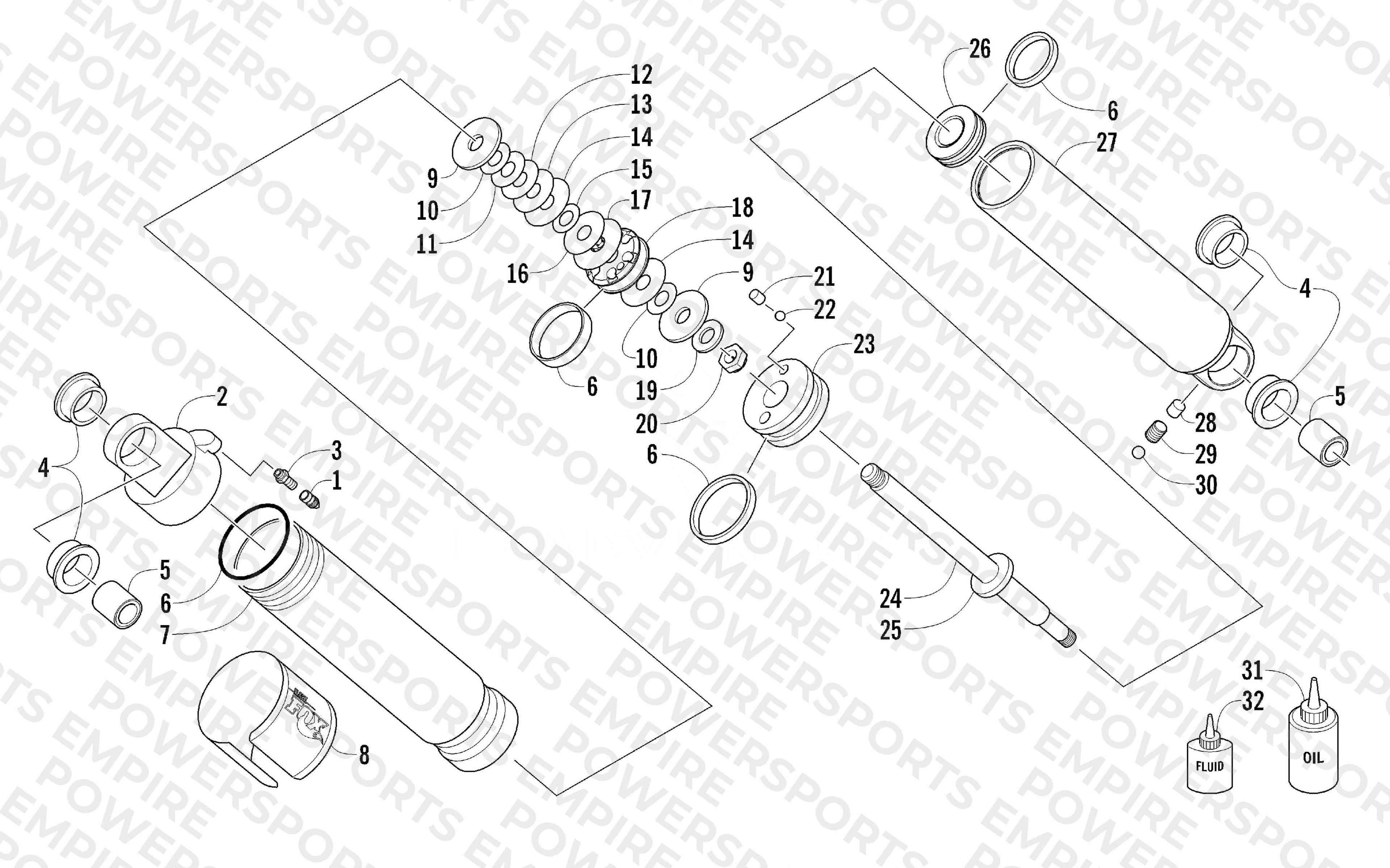 FRONT SUSPENSION SHOCK ABSORBER