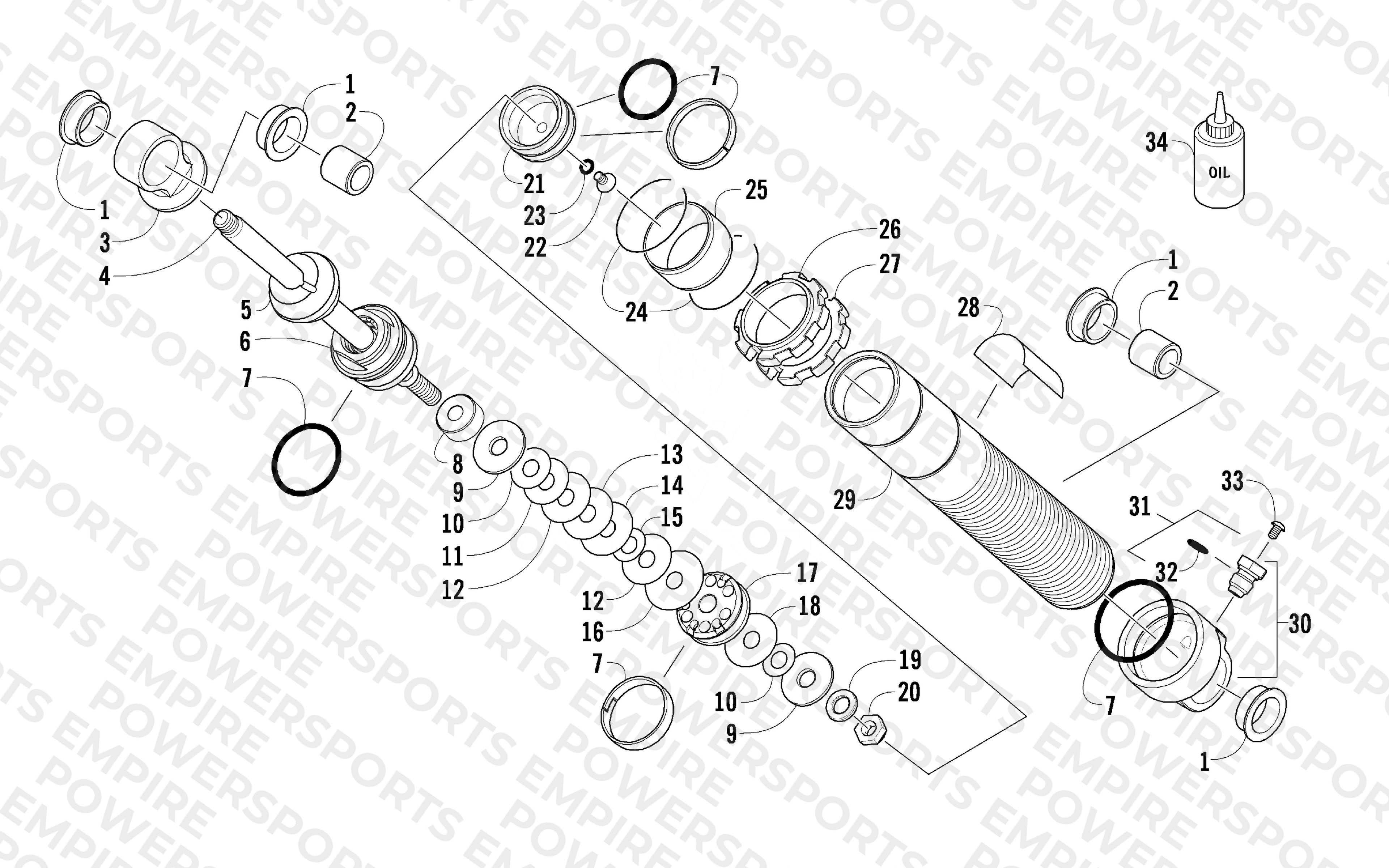 FRONT SUSPENSION SHOCK ABSORBER