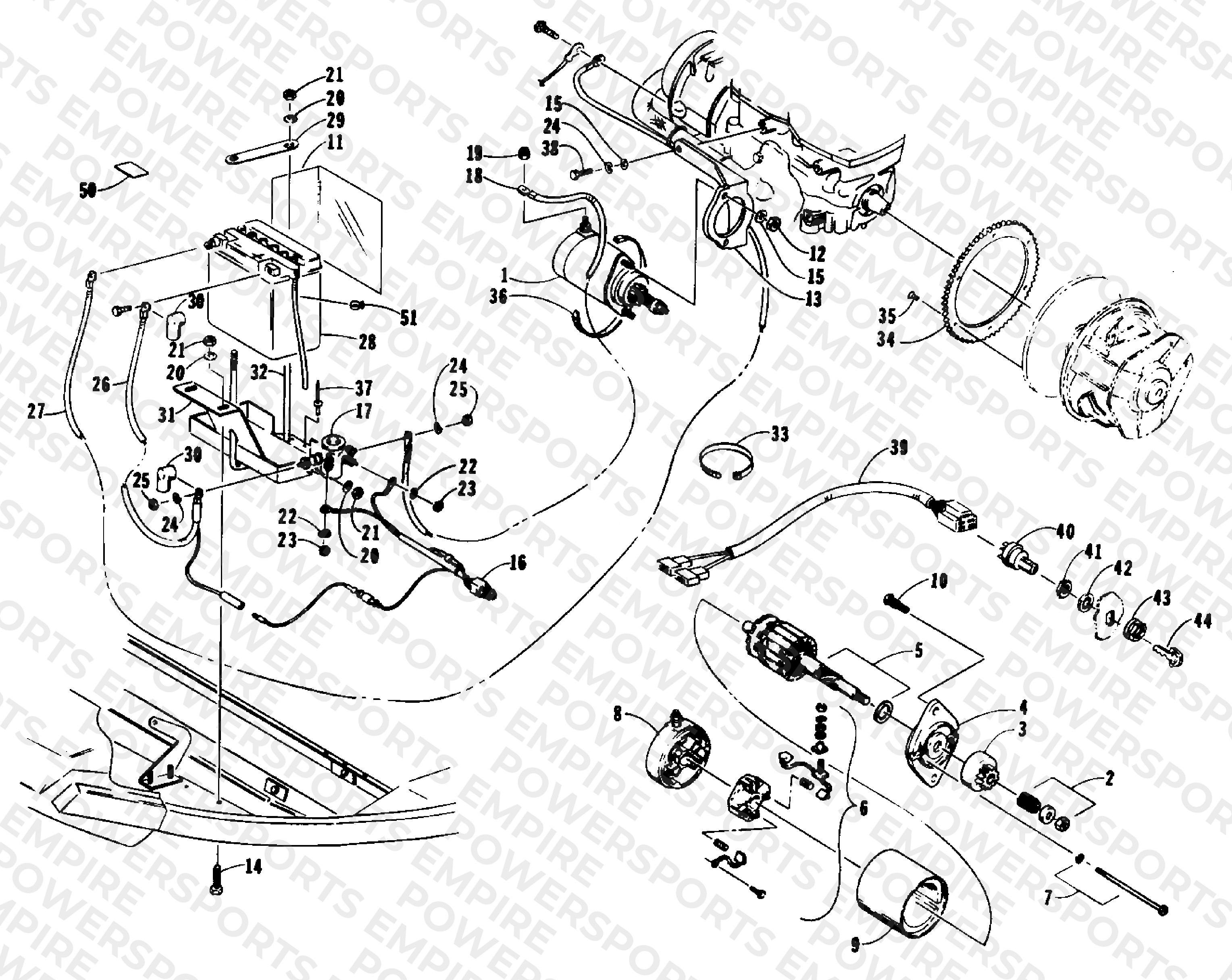ELECTRIC START ASSEMBLY