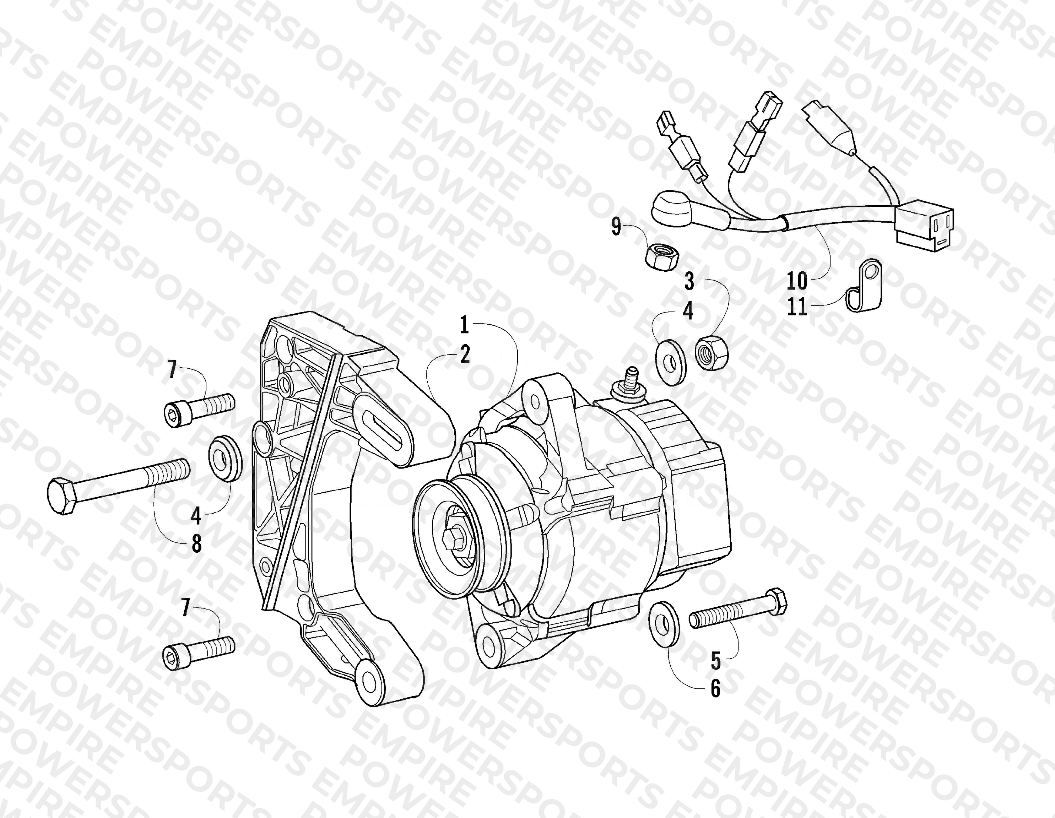 EXTERNAL ALTERNATOR ASSEMBLY