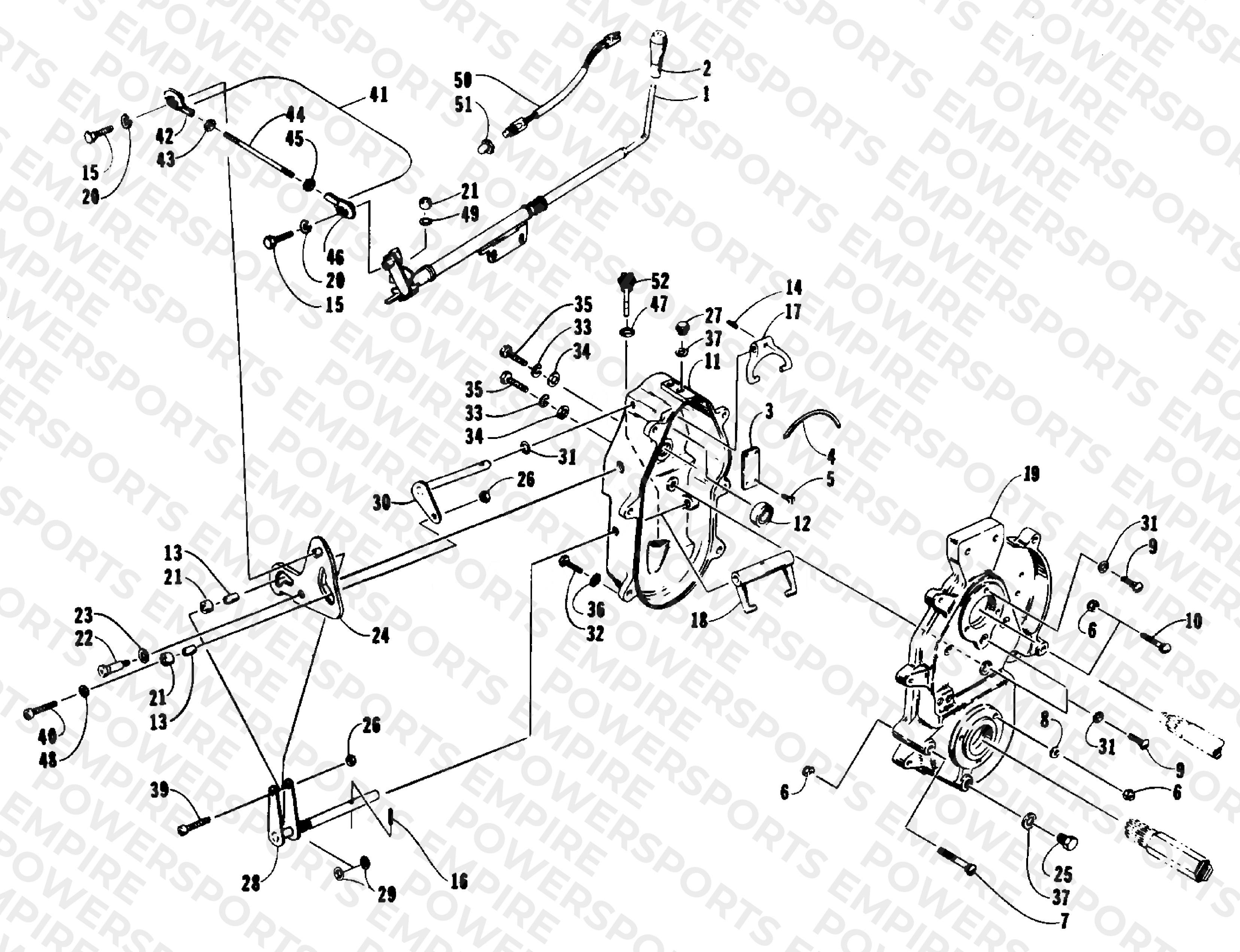 SHIFT LEVER AND DROPCASE ASSEMBLY