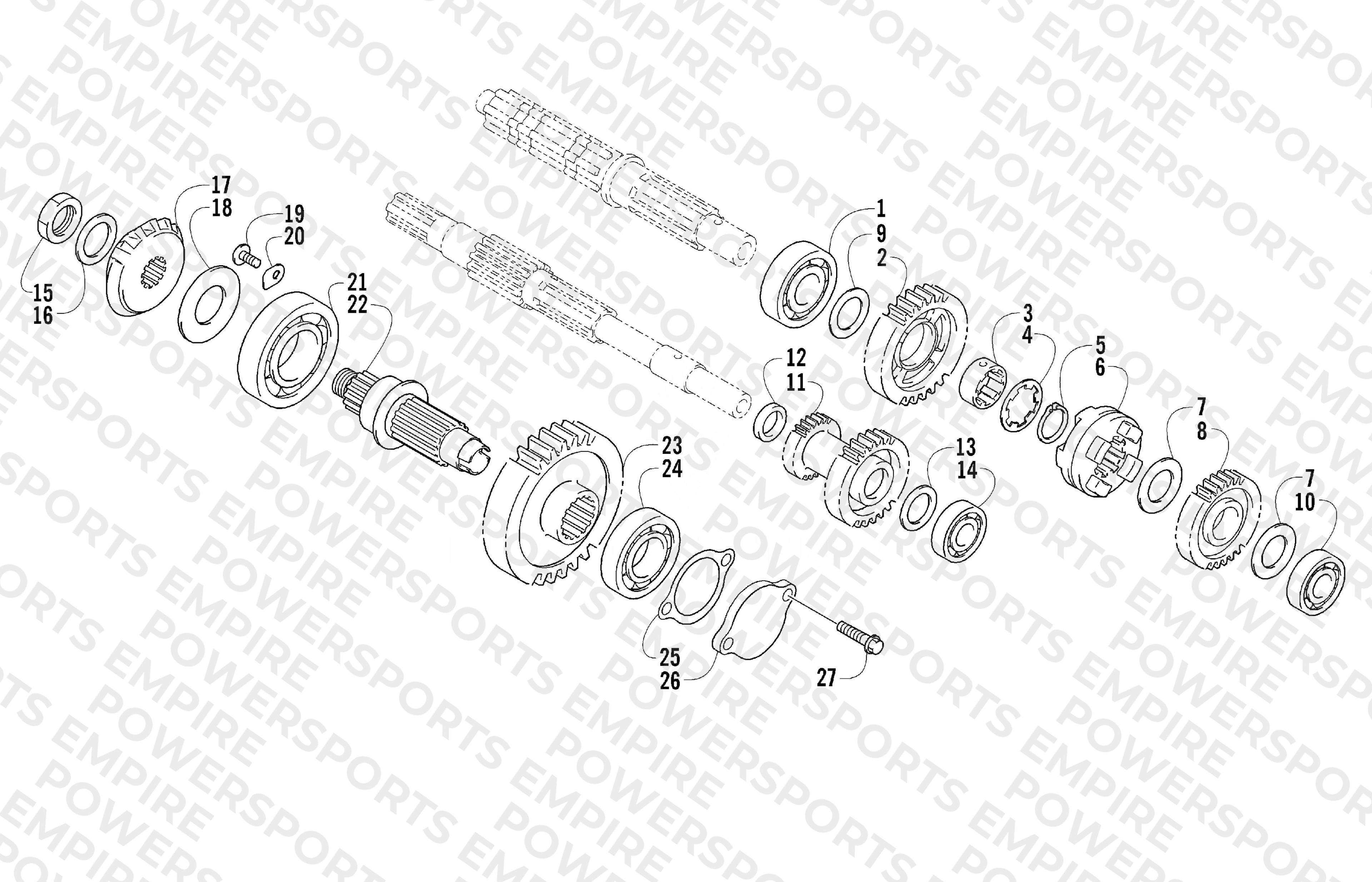 SECONDARY TRANSMISSION ASSEMBLY