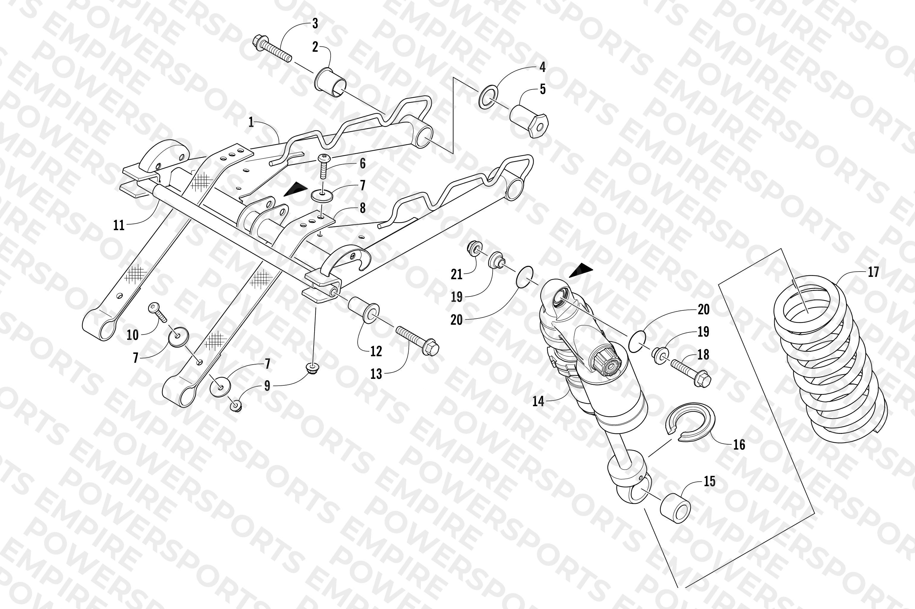 REAR SUSPENSION FRONT ARM ASSEMBLY