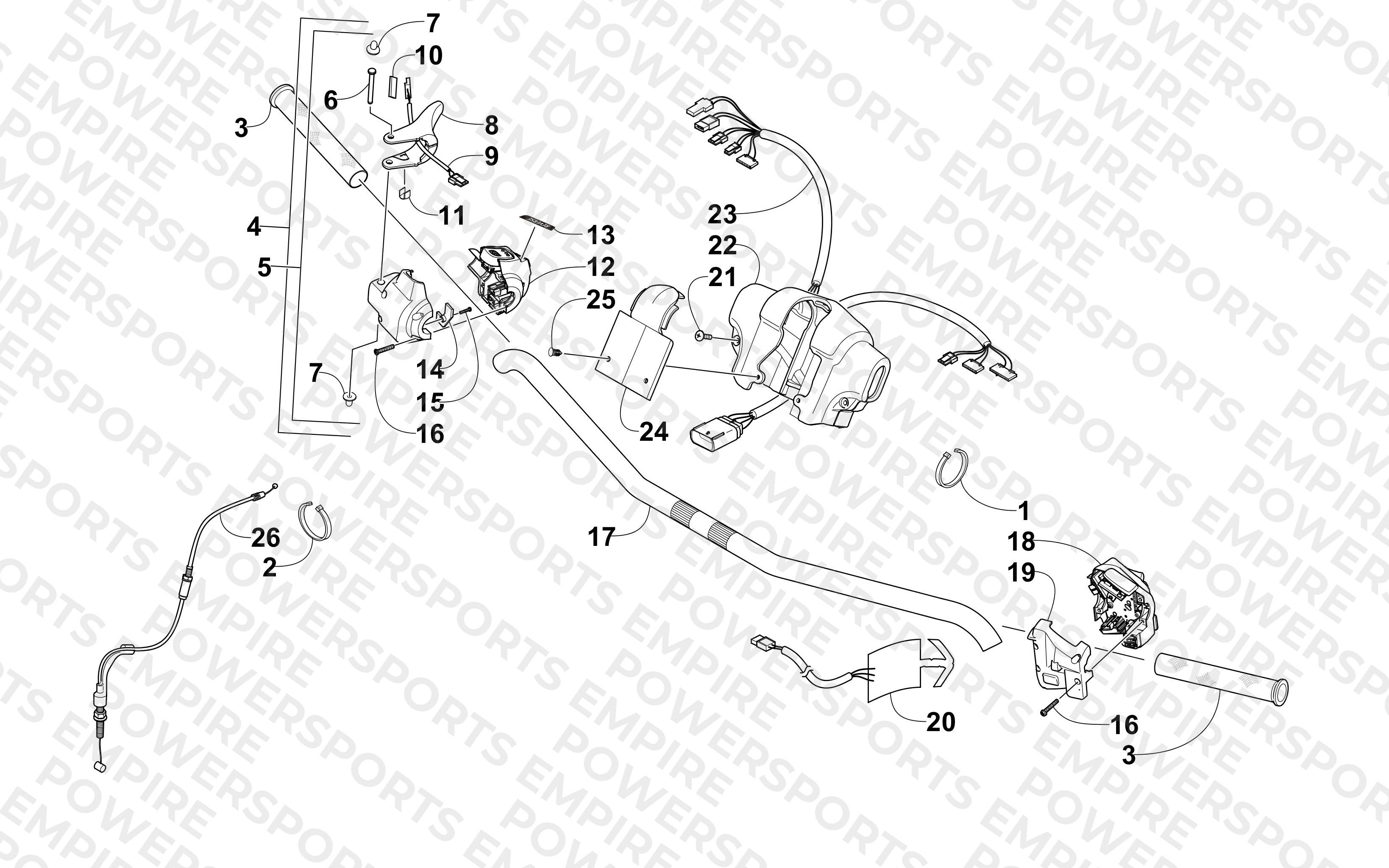 HANDLEBAR AND CONTROLS