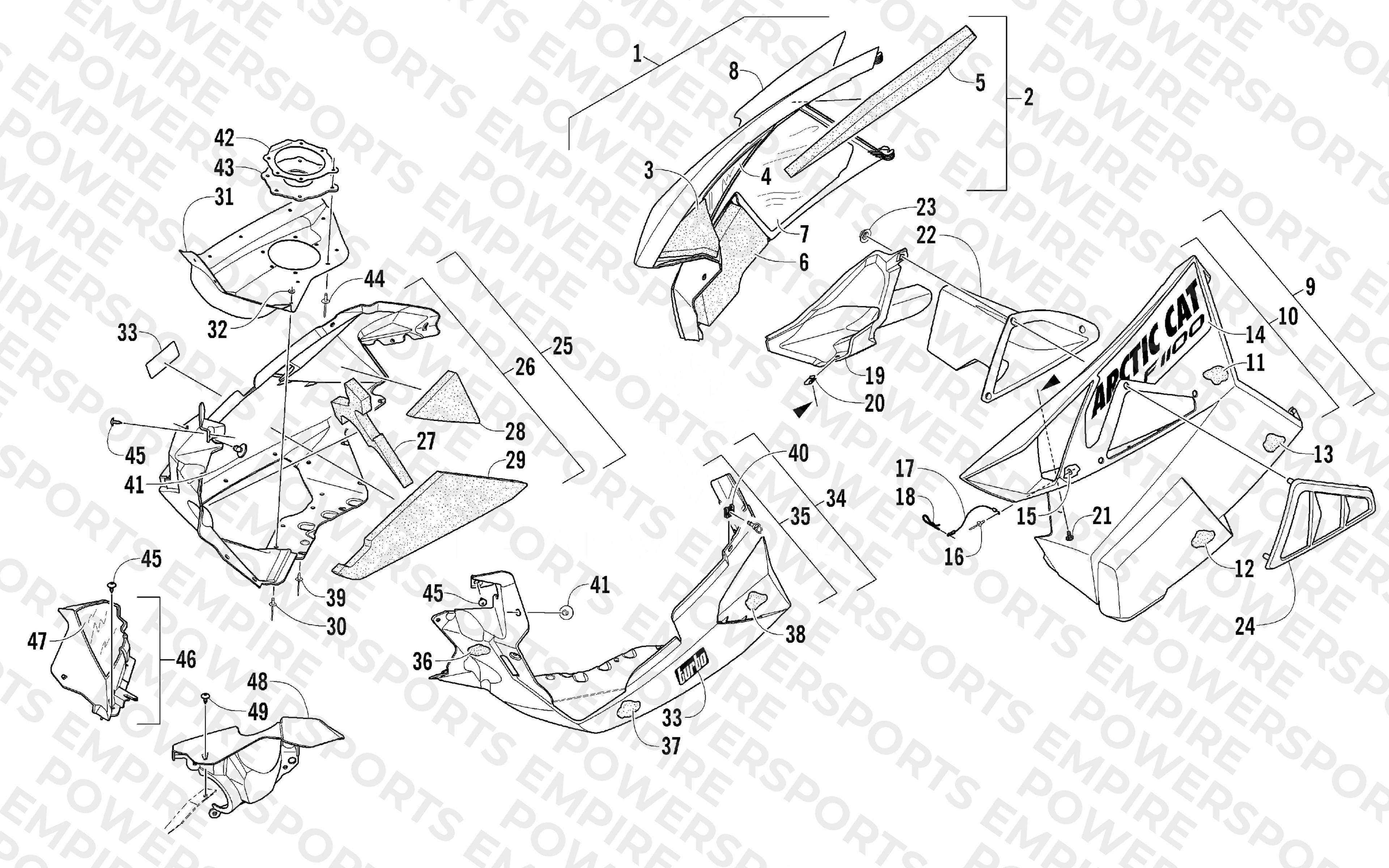SKID PLATE AND SIDE PANEL ASSEMBLY