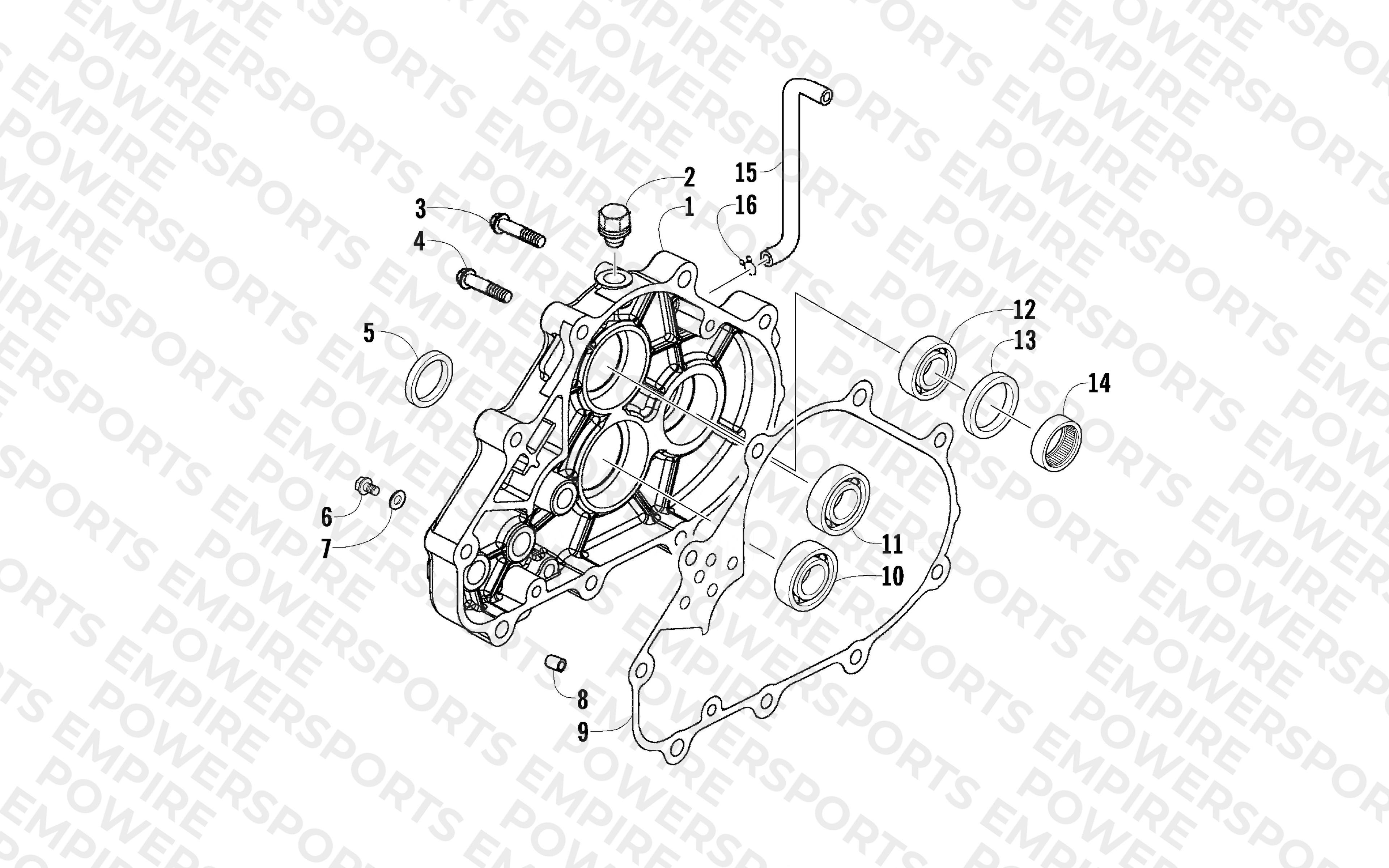 TRANSMISSION CASE ASSEMBLY