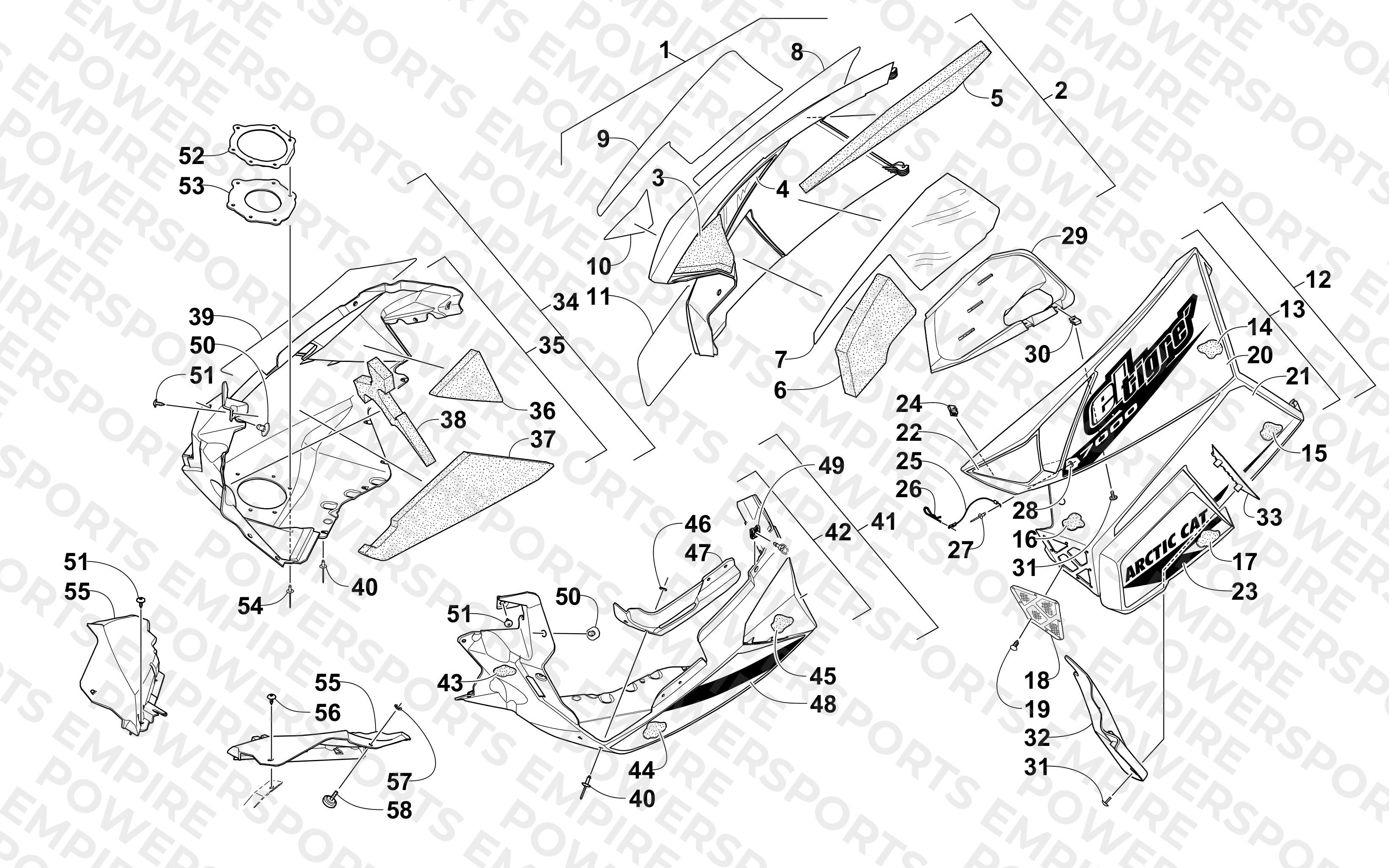 SKID PLATE AND SIDE PANEL ASSEMBLY