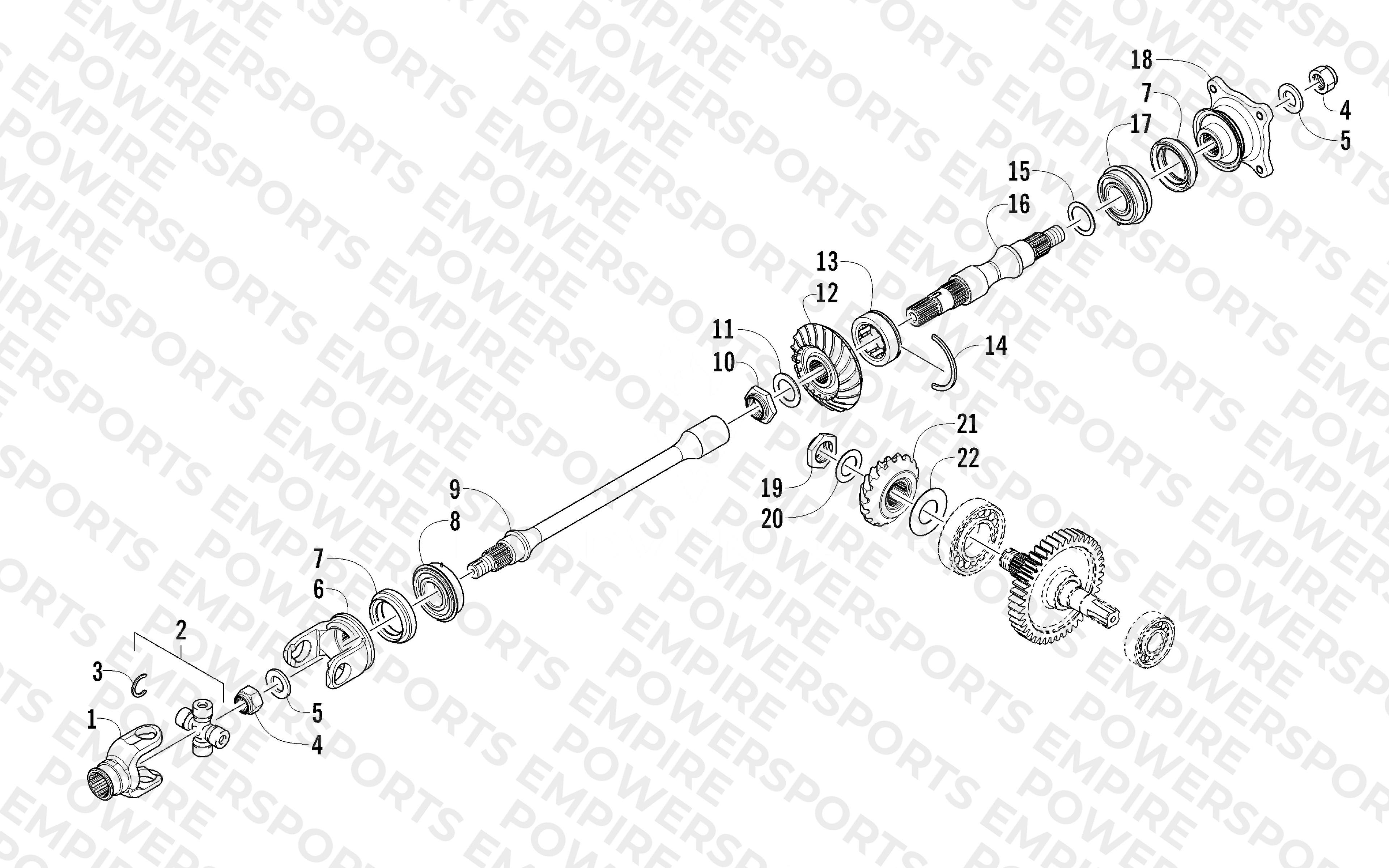 SECONDARY DRIVE ASSEMBLY