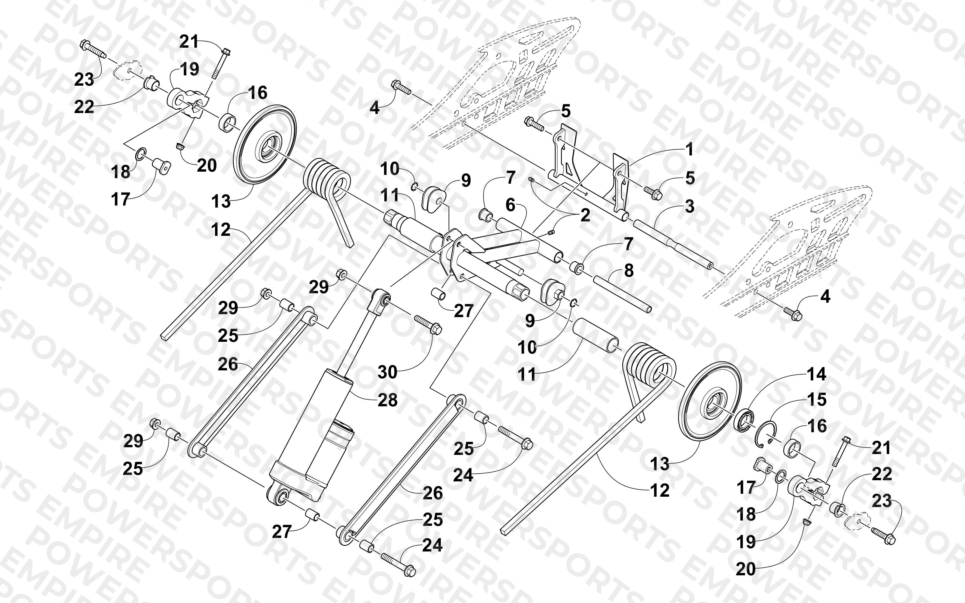 REAR SUSPENSION REAR ARM ASSEMBLY
