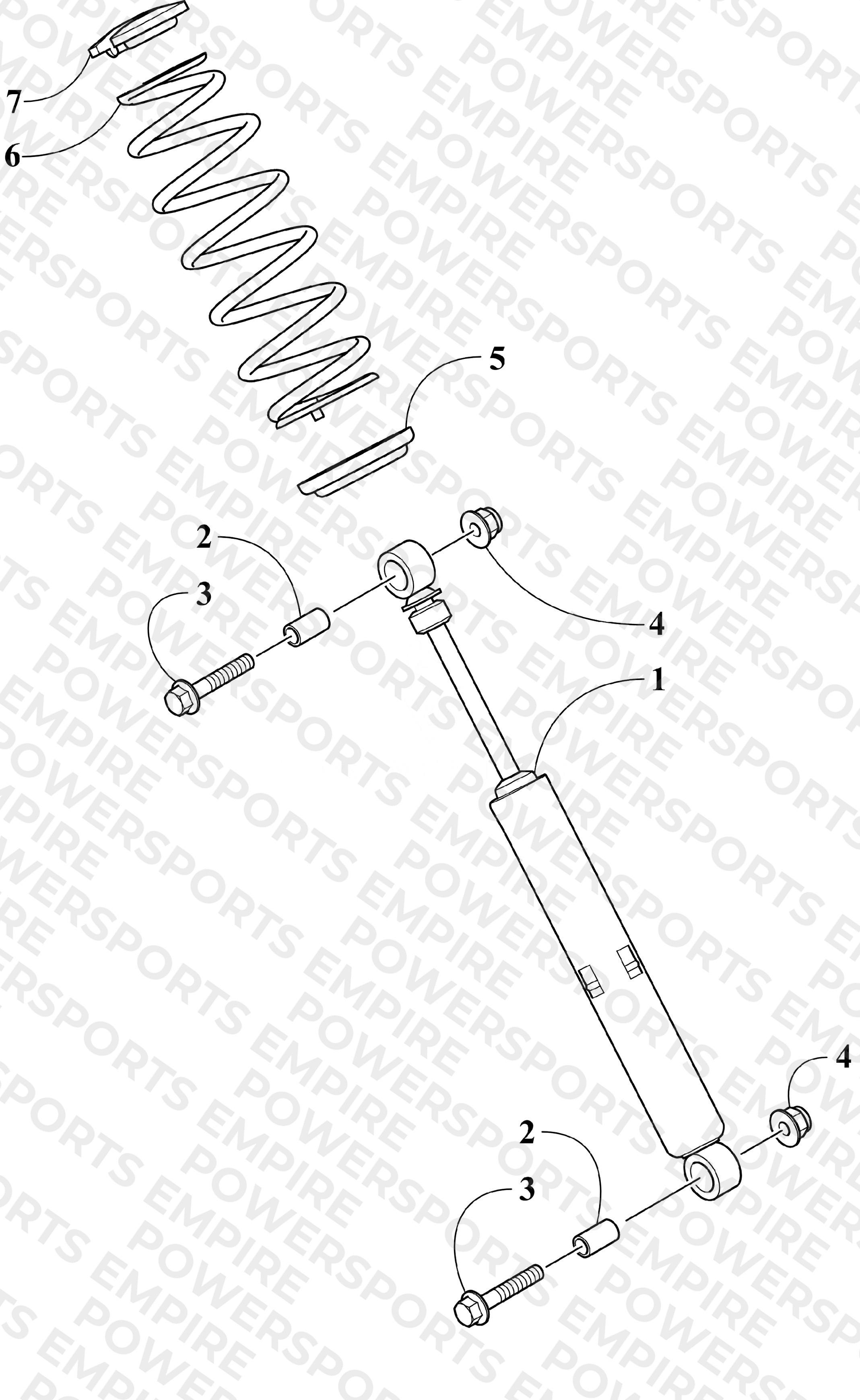 FRONT SUSPENSION SHOCK ABSORBER ASSEMBLY