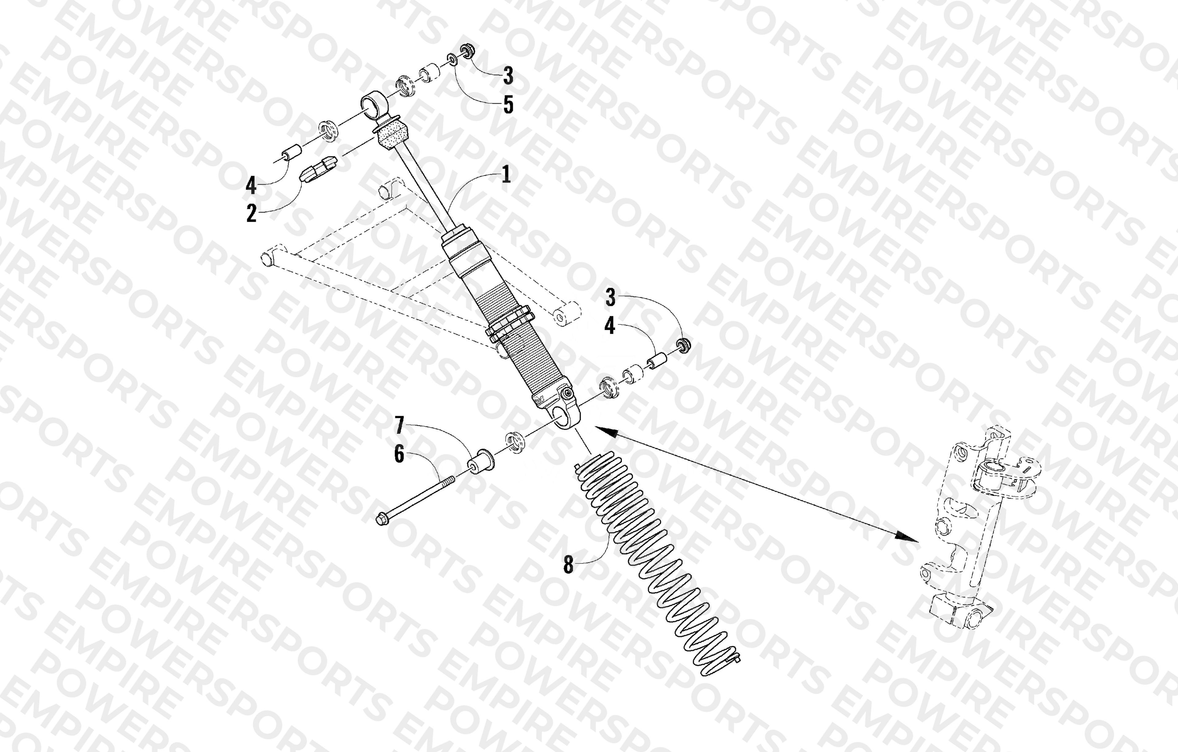FRONT SUSPENSION SHOCK ABSORBER ASSEMBLY