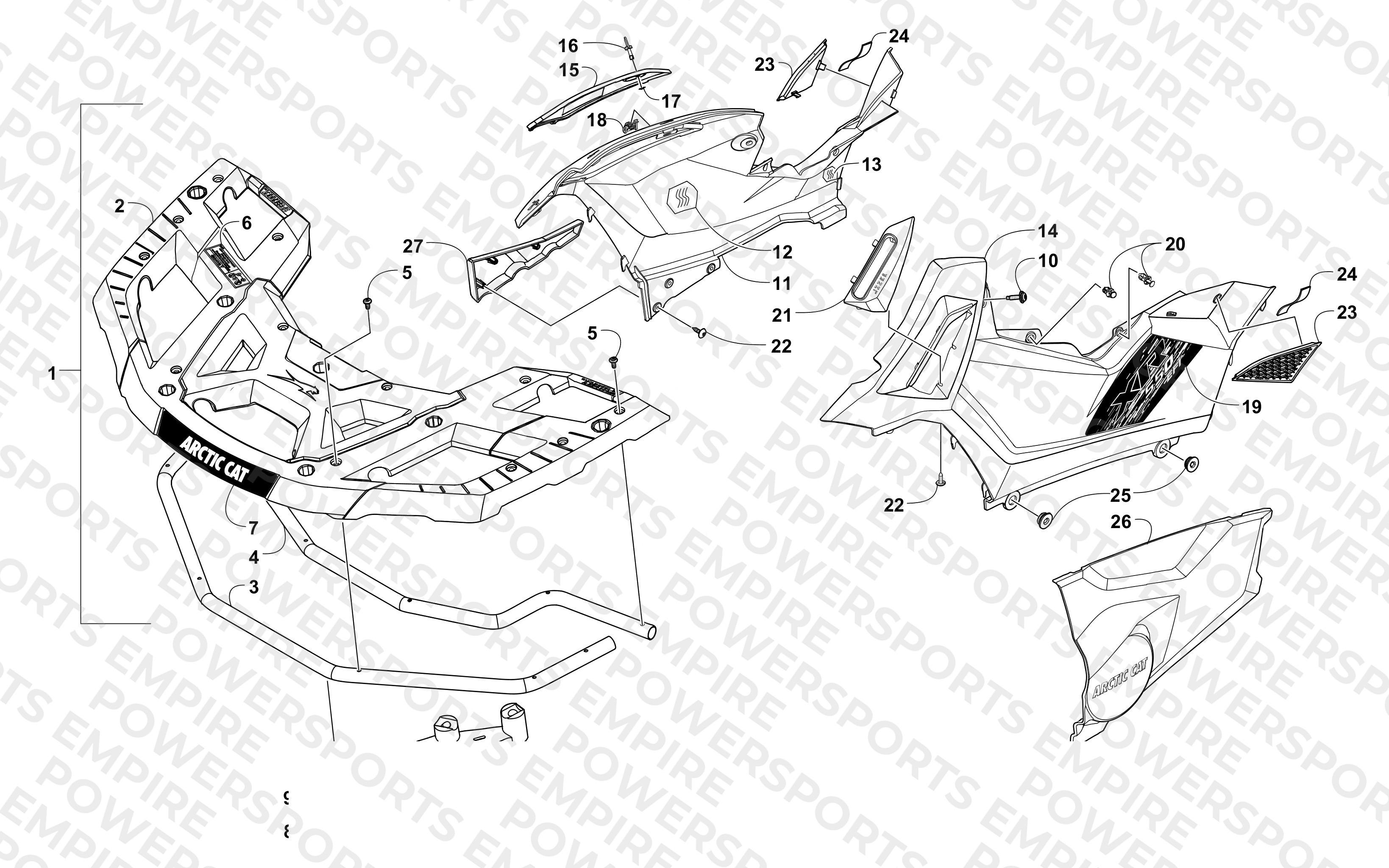 FRONT RACK AND SIDE PANEL ASSEMBLIES