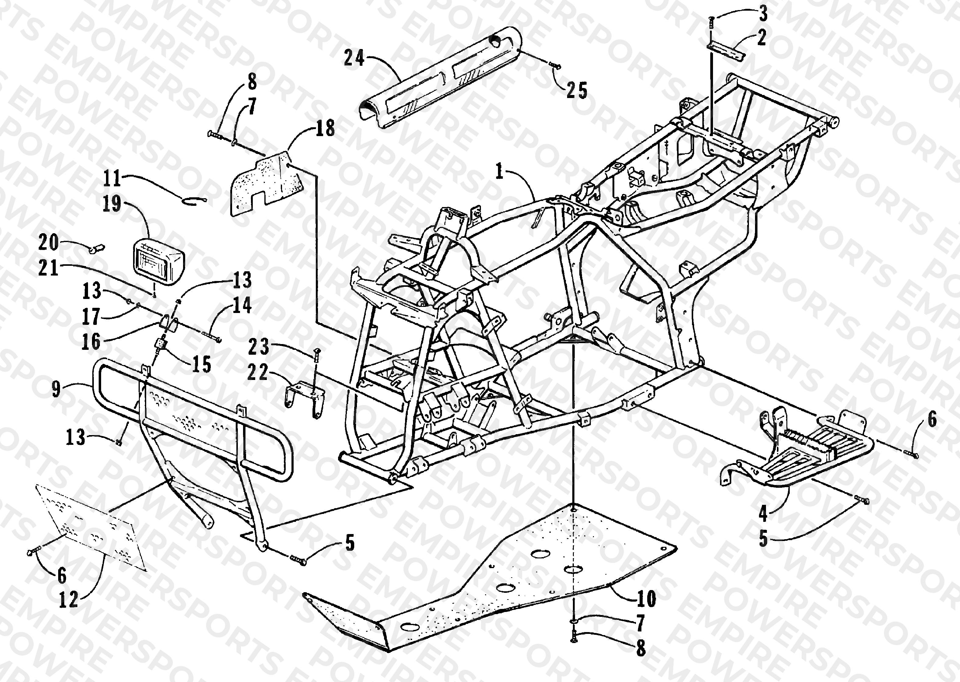 FRAME AND RELATED PARTS