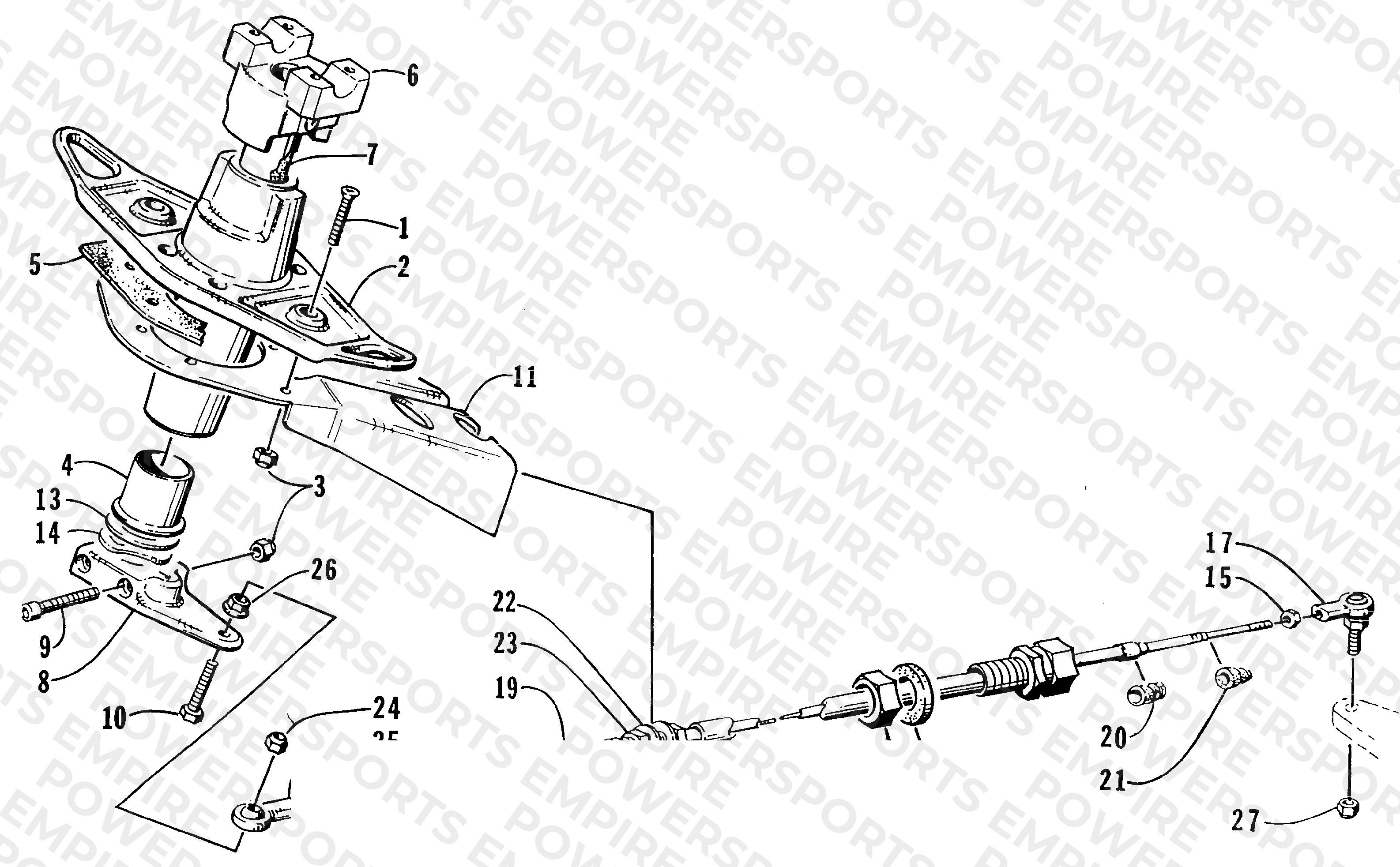 STEERING POST ASSEMBLY