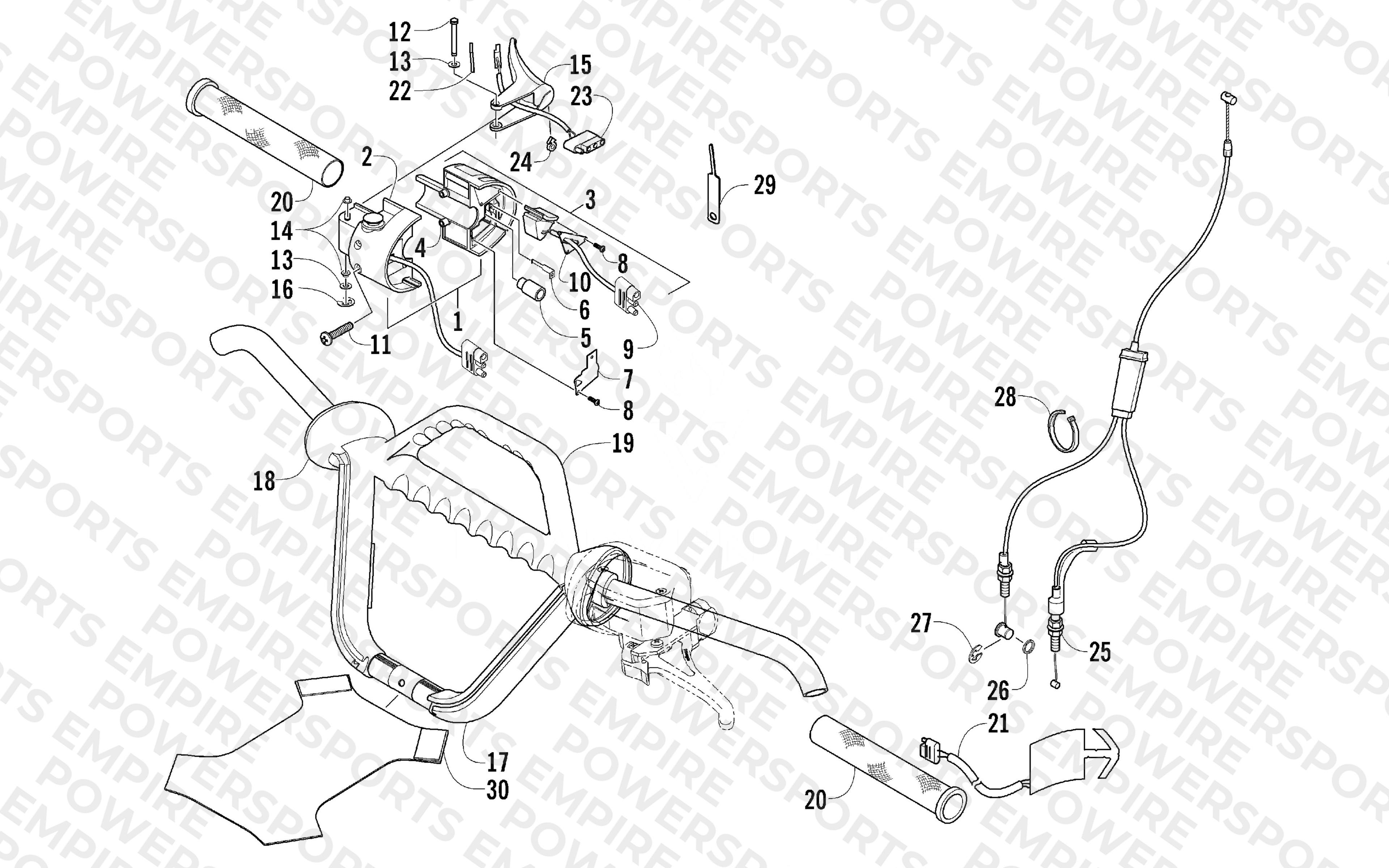 HANDLEBAR AND CONTROLS