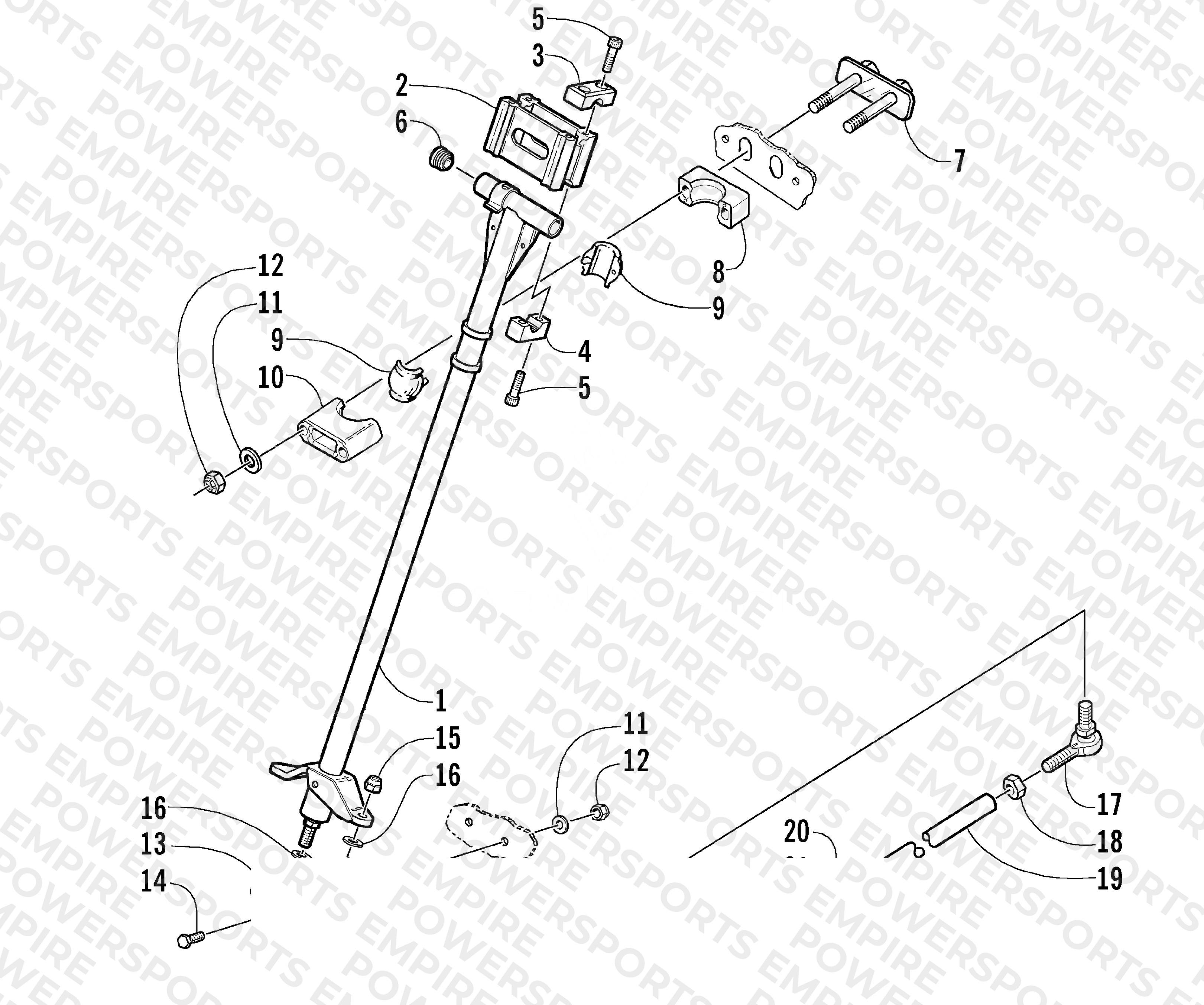 STEERING POST ASSEMBLY