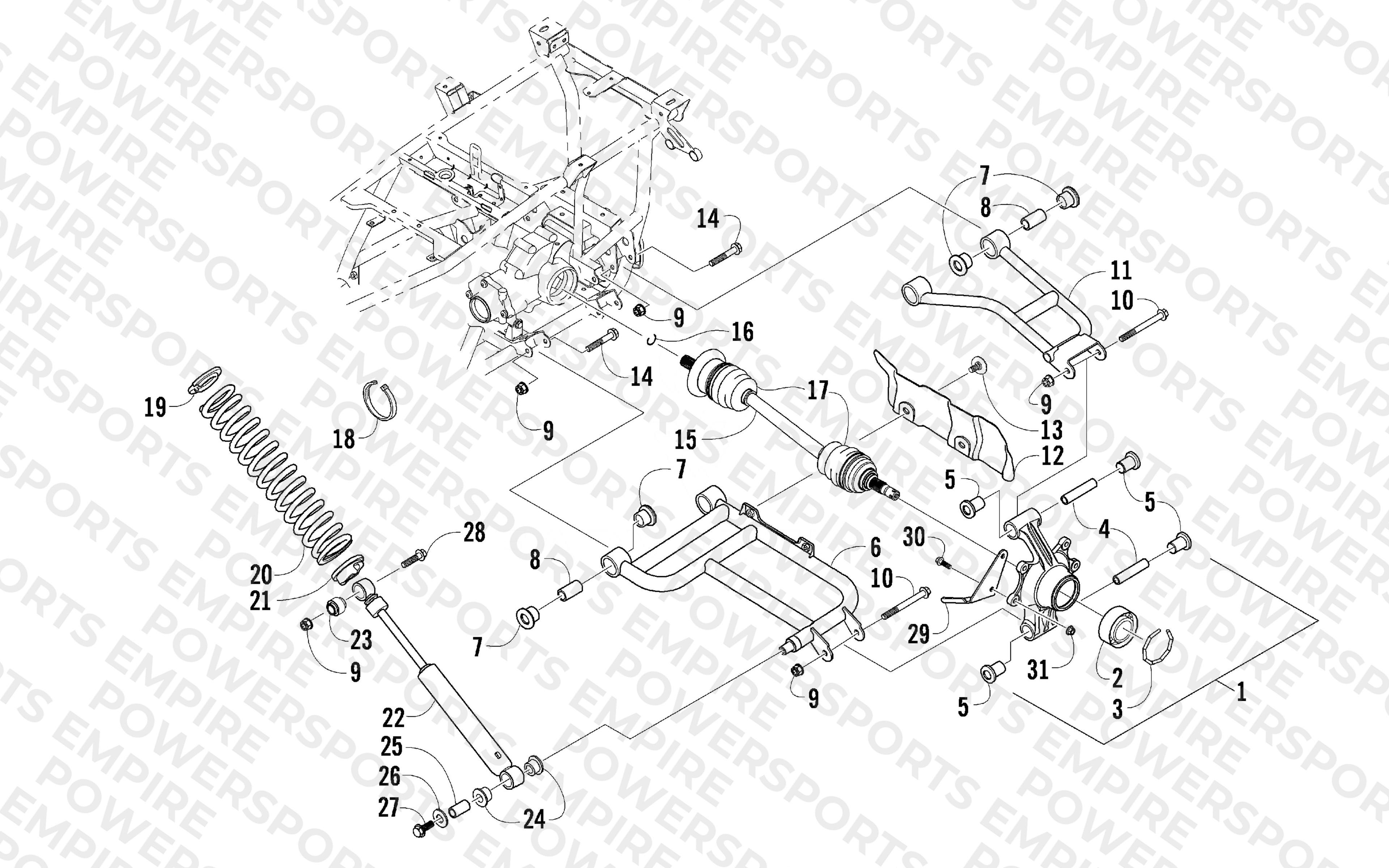 REAR SUSPENSION ASSEMBLY