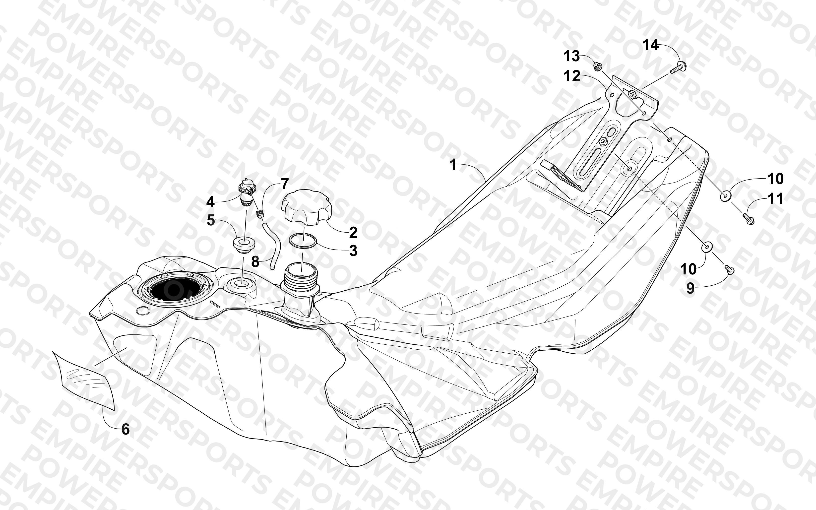 GAS TANK ASSEMBLY