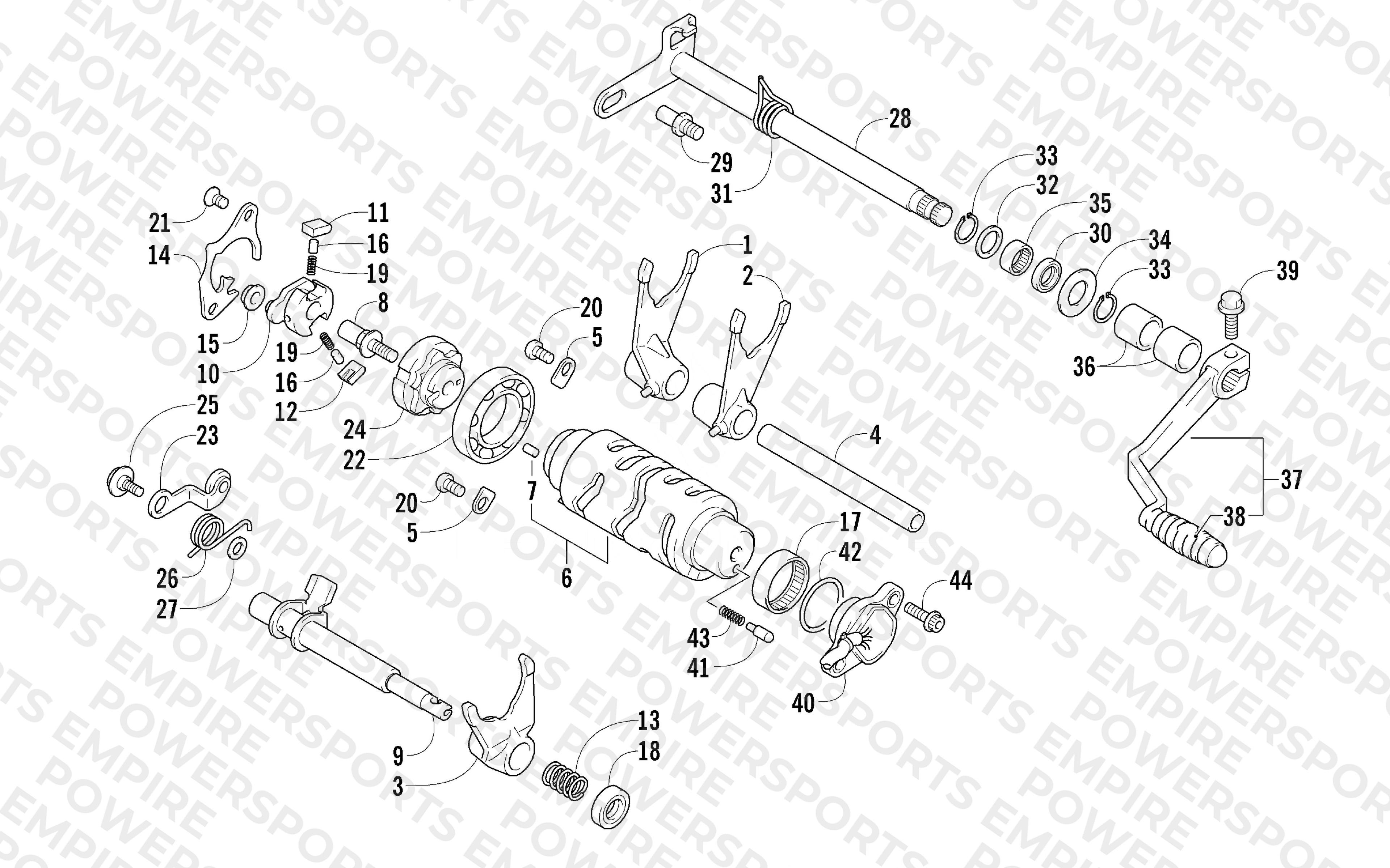 GEAR SHIFTING ASSEMBLY