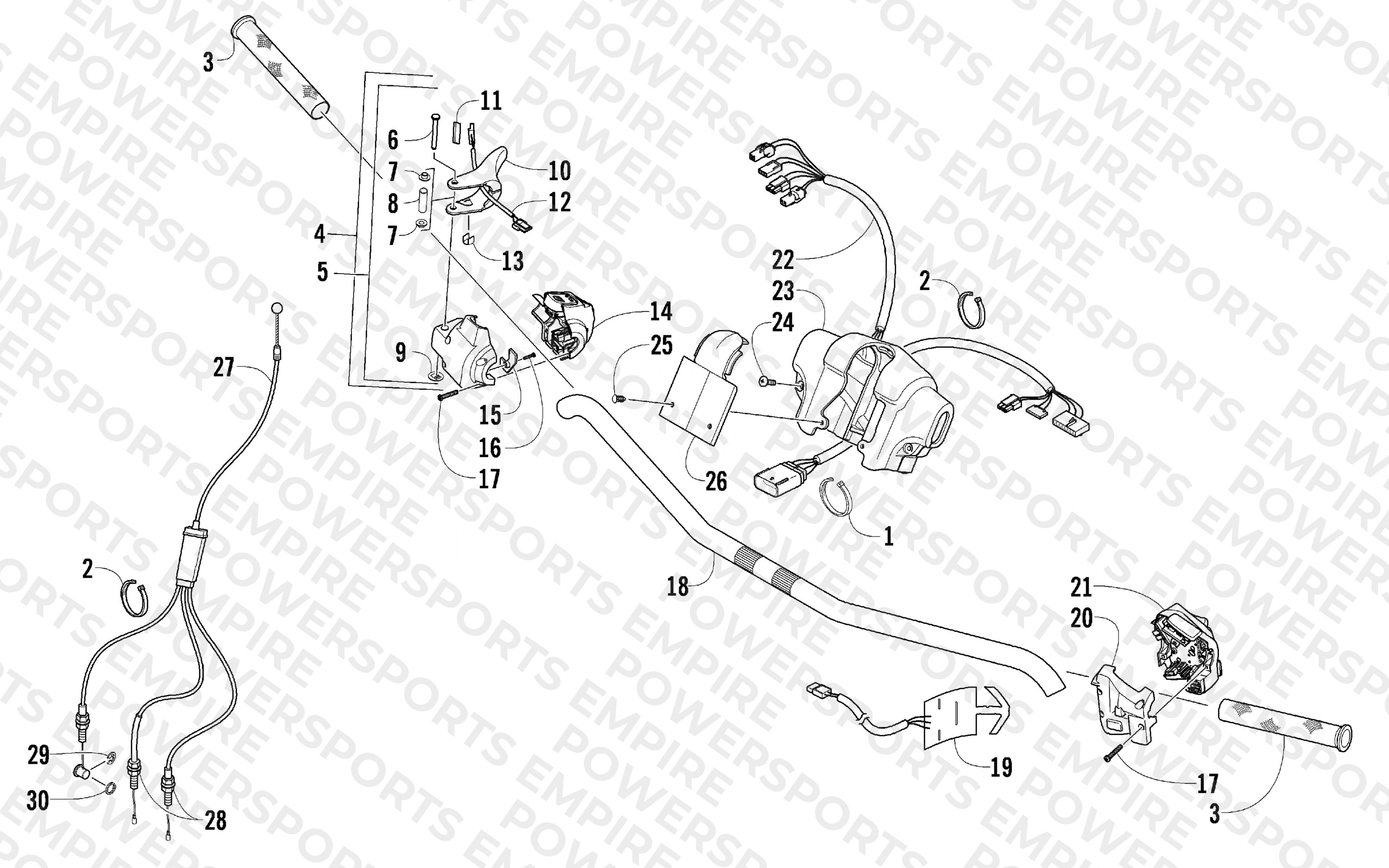 HANDLEBAR AND CONTROLS
