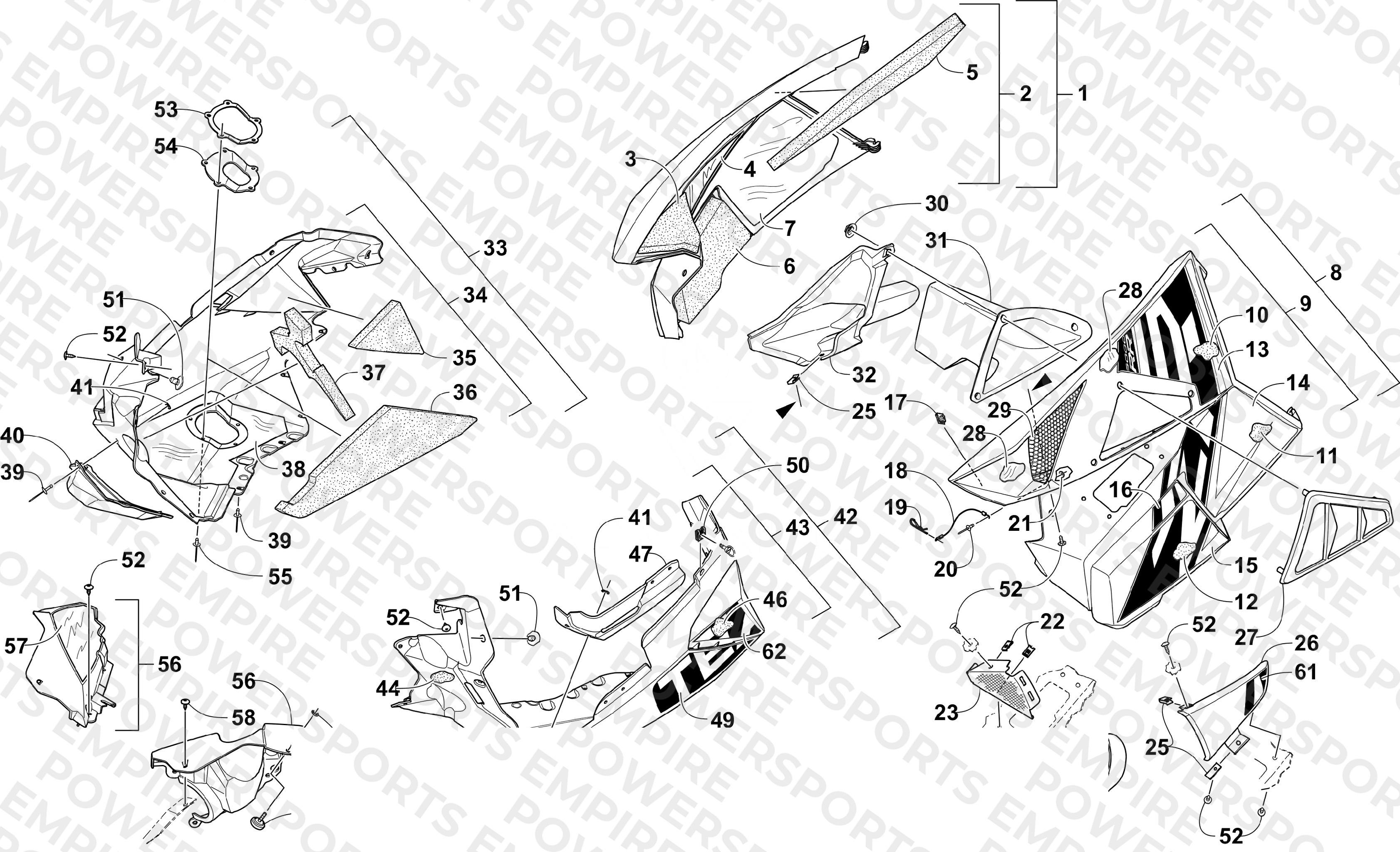 SKID PLATE AND SIDE PANEL ASSEMBLY