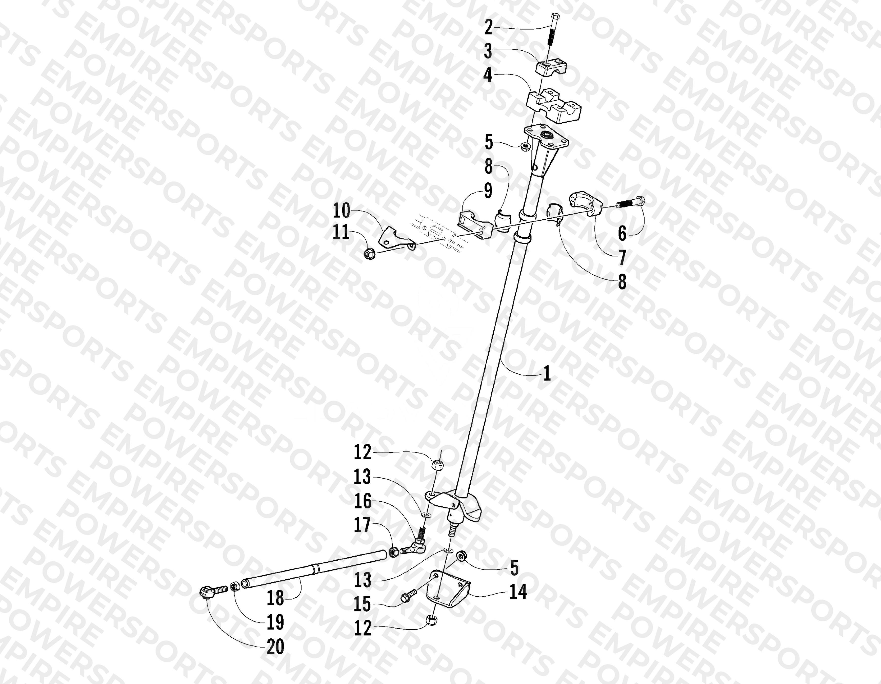 STEERING POST ASSEMBLY