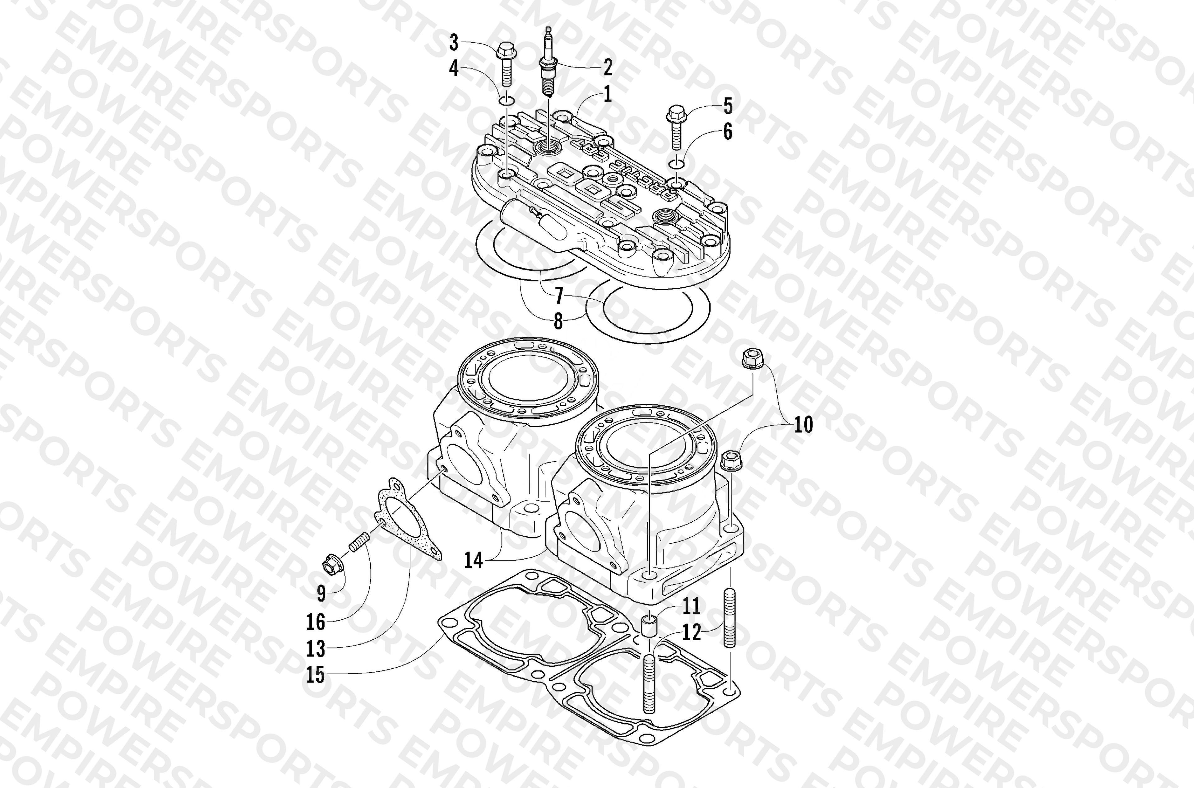 CYLINDER AND HEAD ASSEMBLY