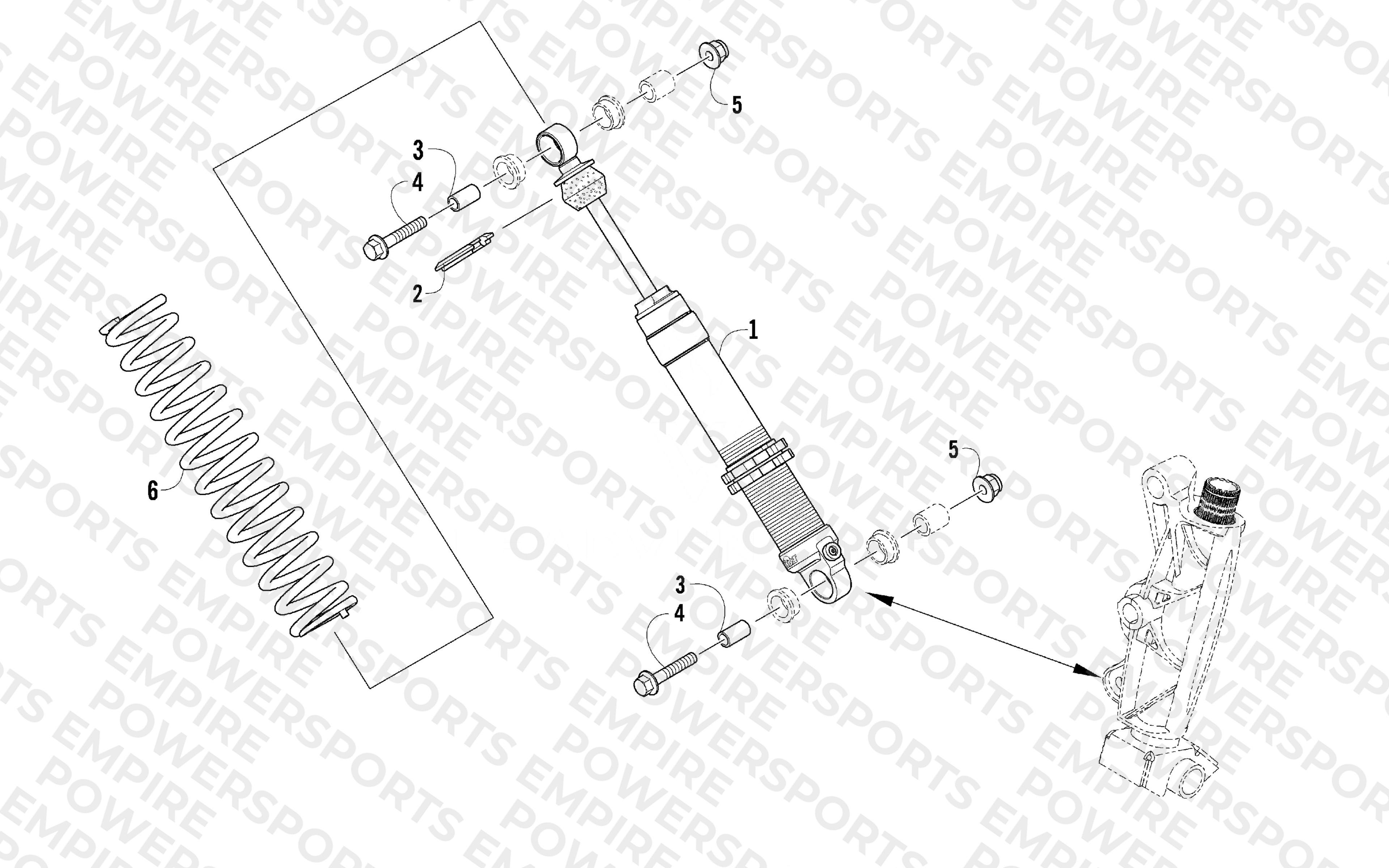 FRONT SUSPENSION SHOCK ABSORBER ASSEMBLY