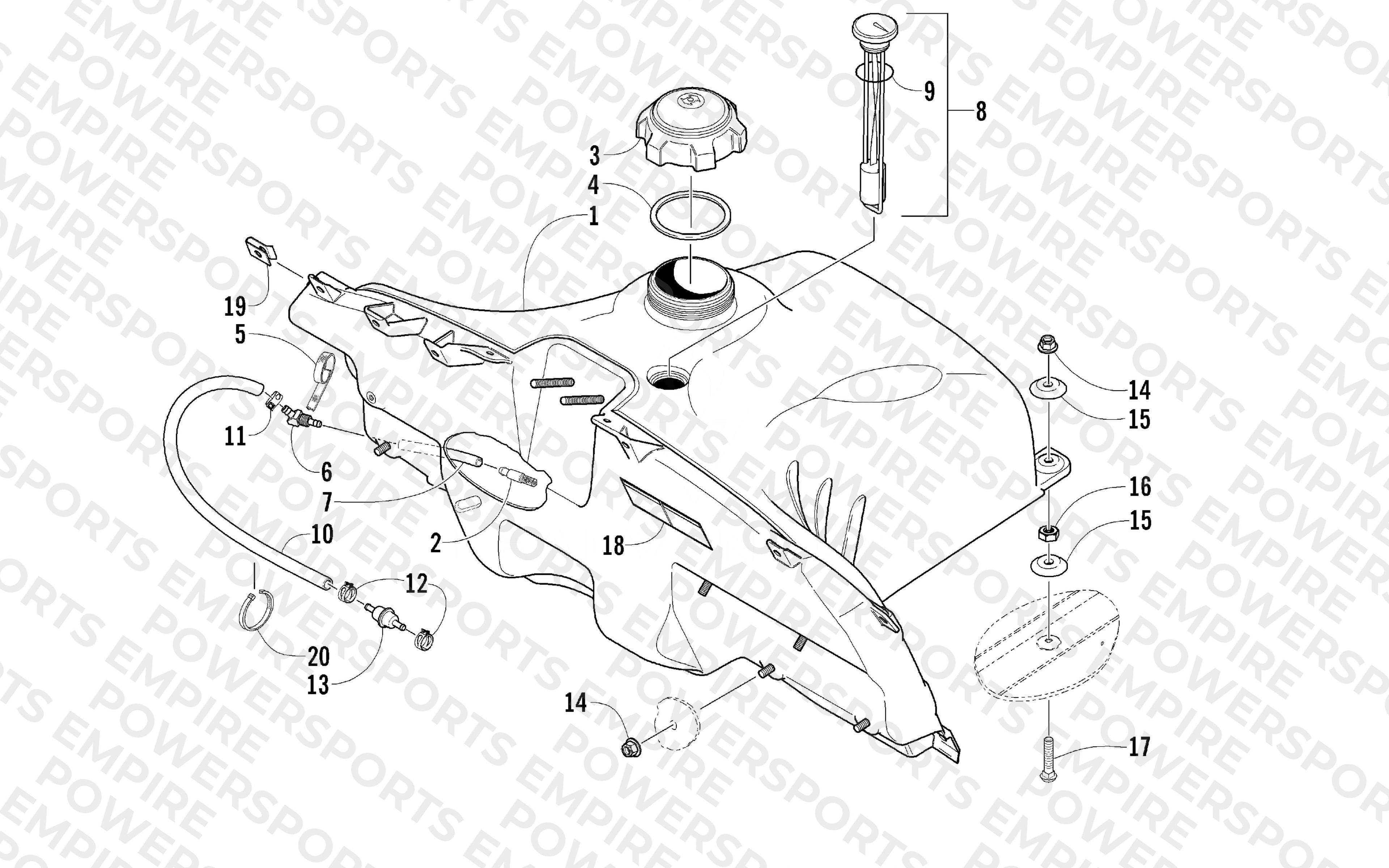GAS TANK ASSEMBLY
