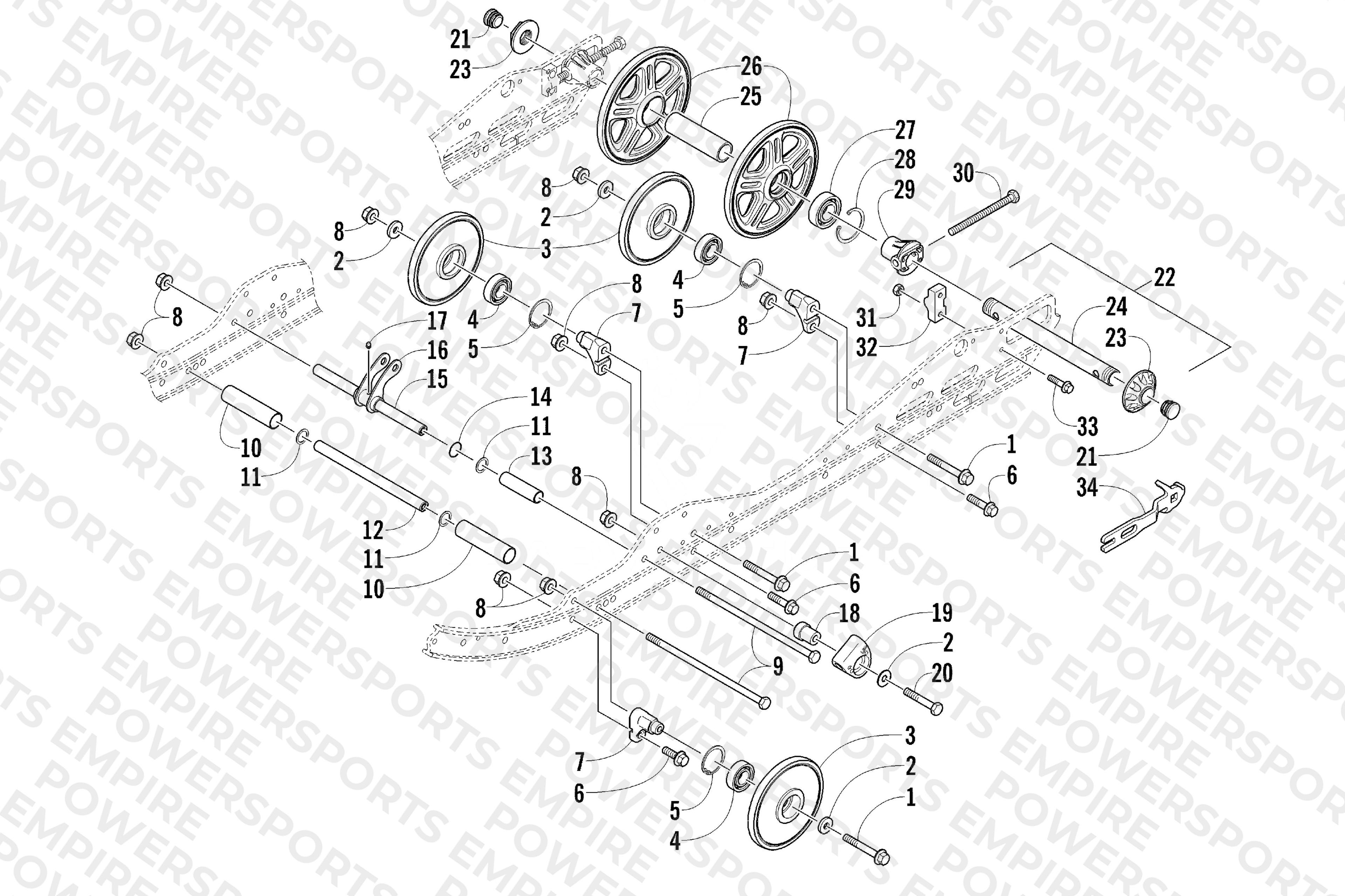 IDLER WHEEL ASSEMBLY