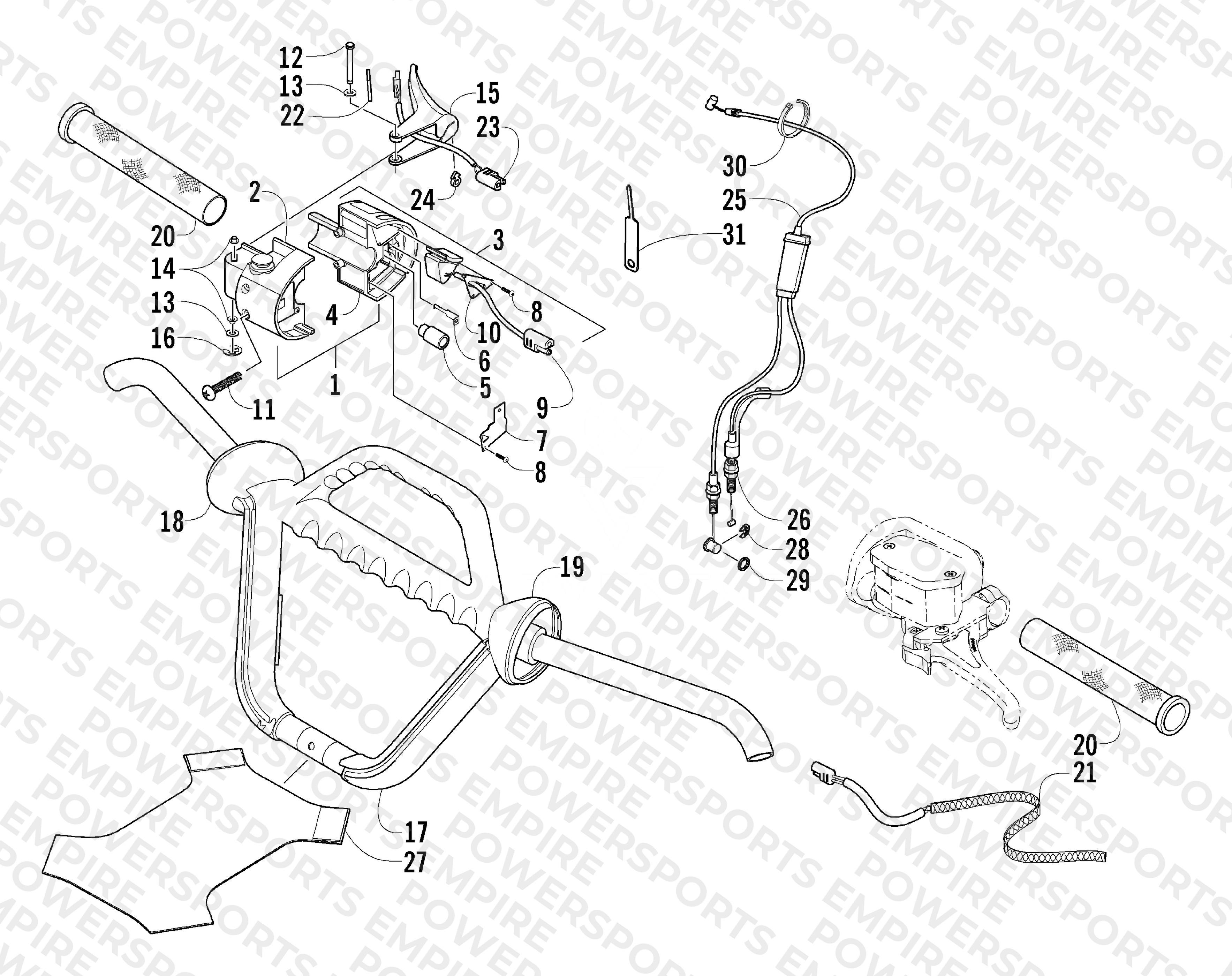 HANDLEBAR AND CONTROLS