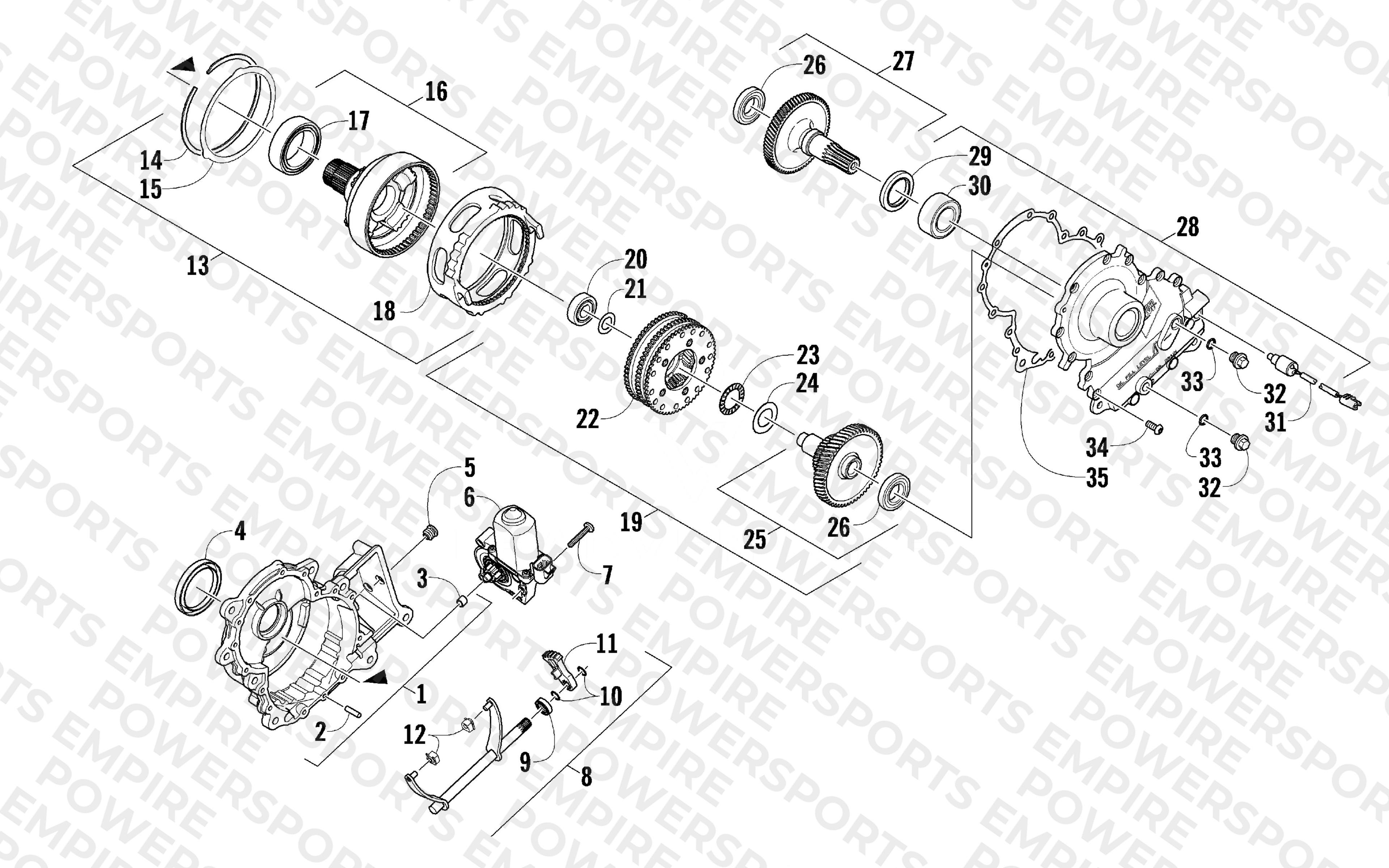 GEARCASE ASSEMBLY