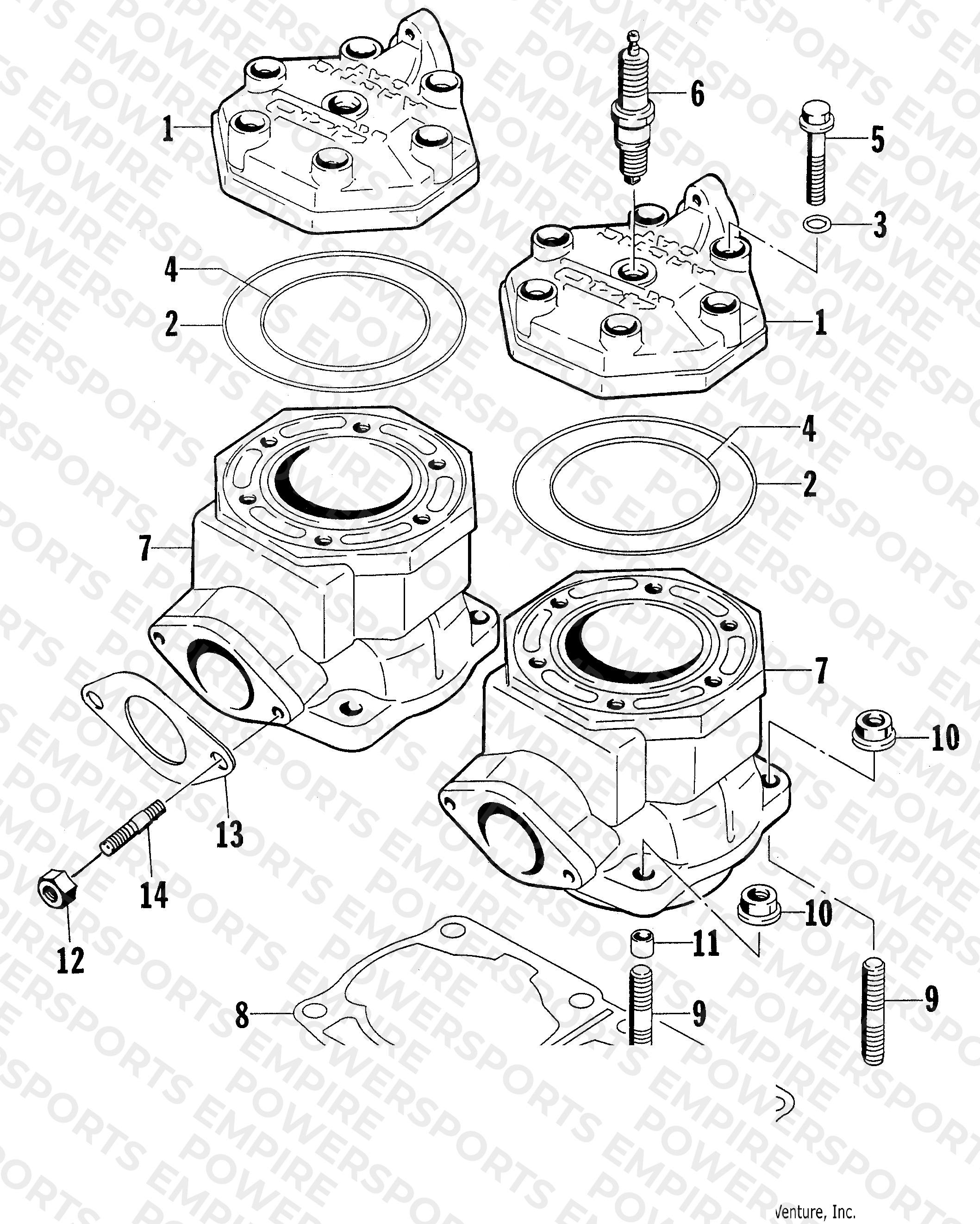 CYLINDER AND HEAD ASSEMBLY