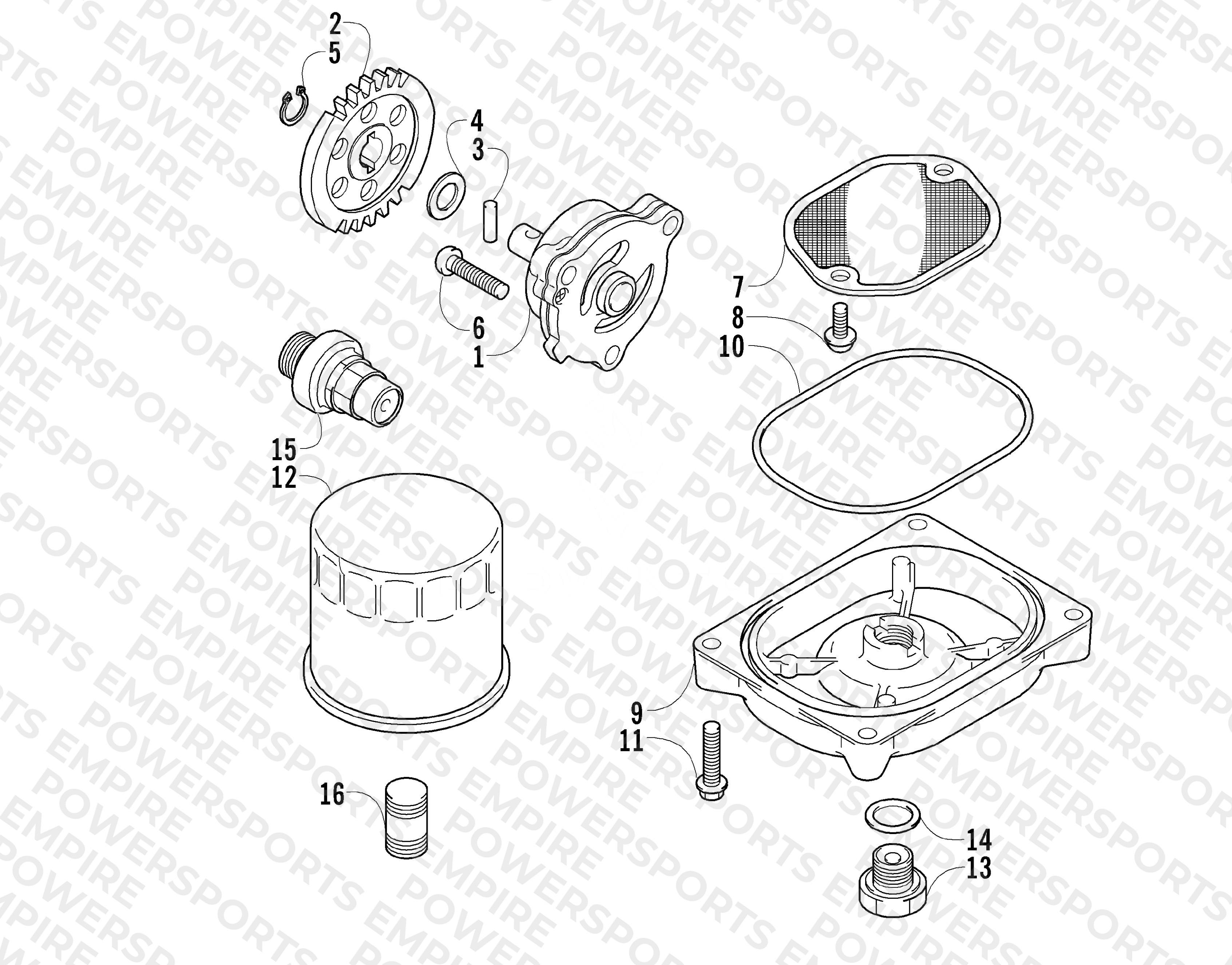 OIL FILTER/PUMP ASSEMBLY