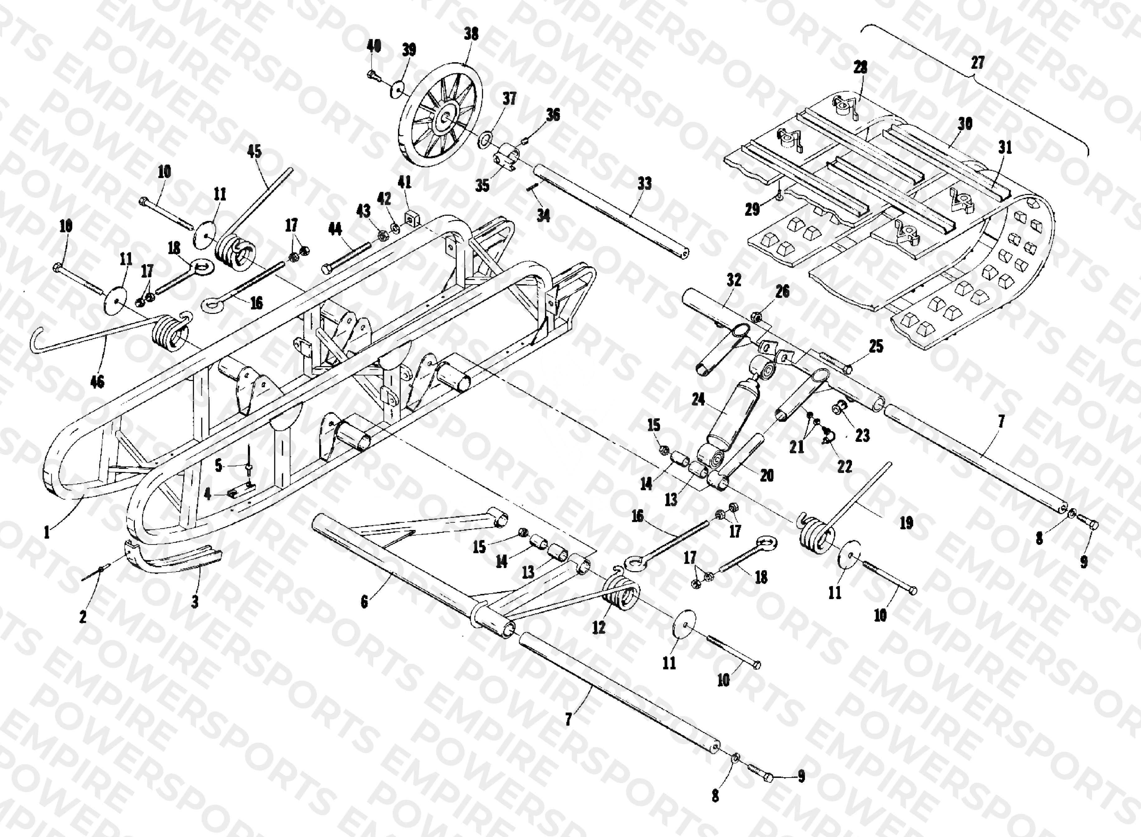 UNDERCARRIAGE AND TRACK