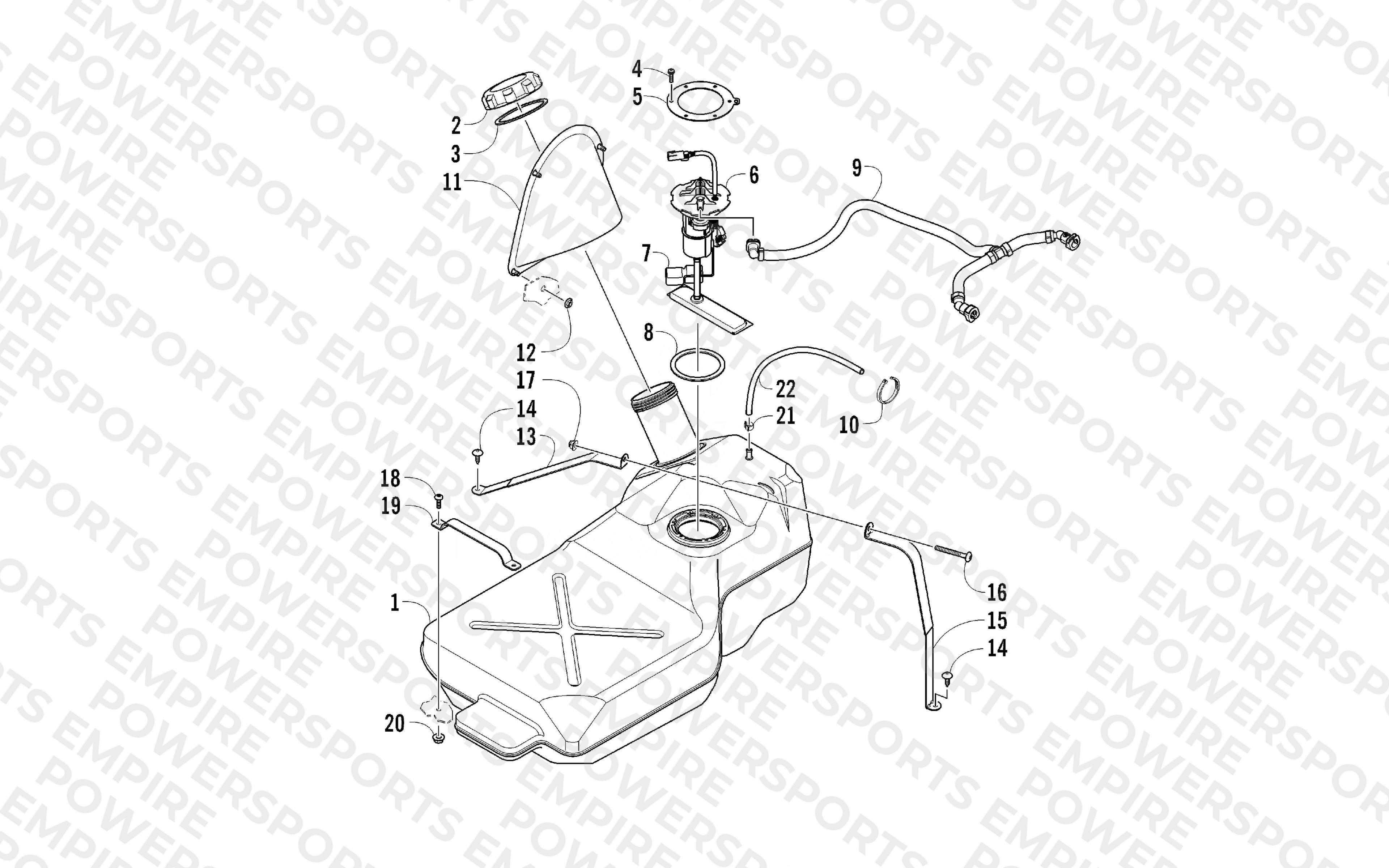 GAS TANK ASSEMBLY