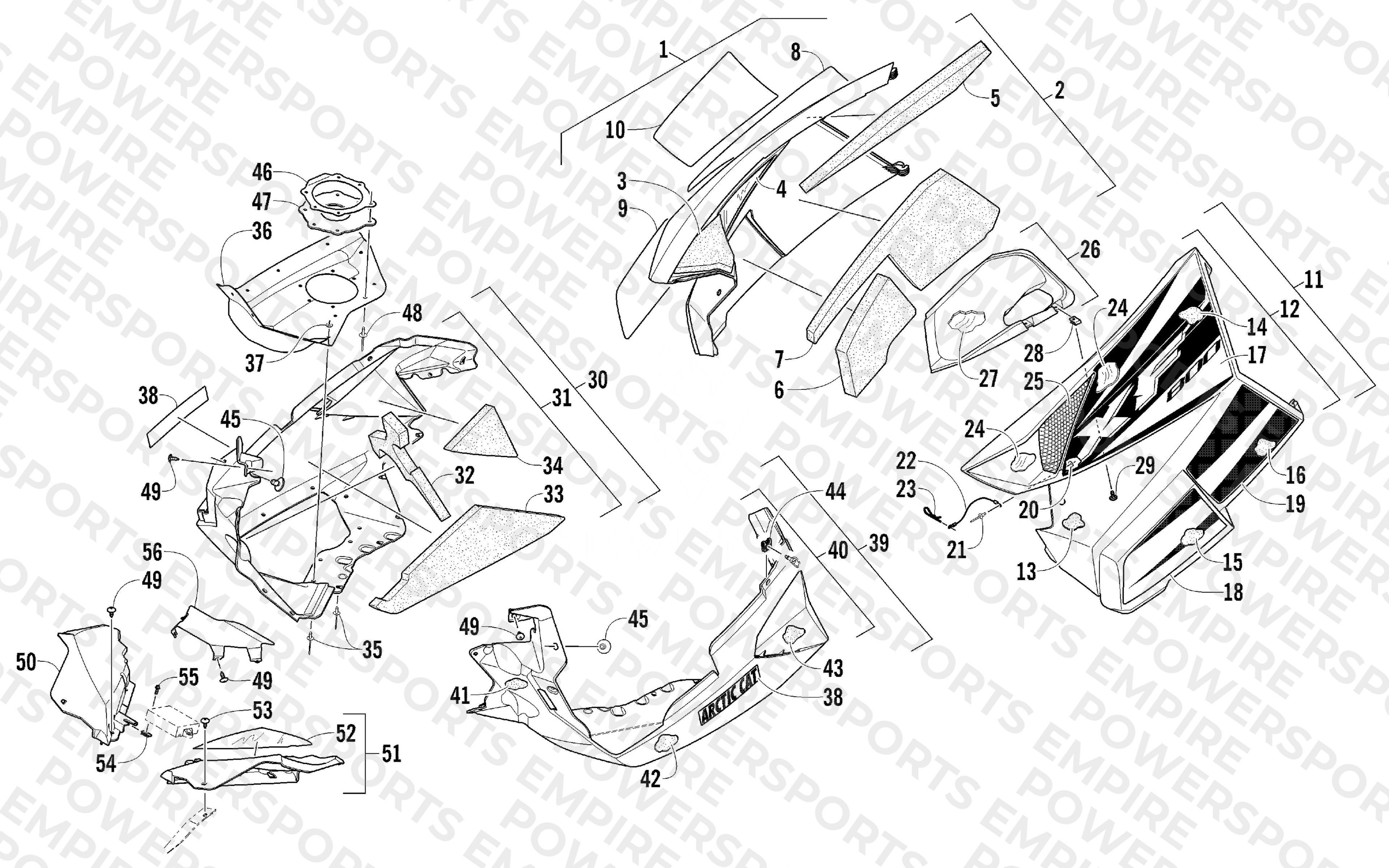 SKID PLATE AND SIDE PANEL ASSEMBLY
