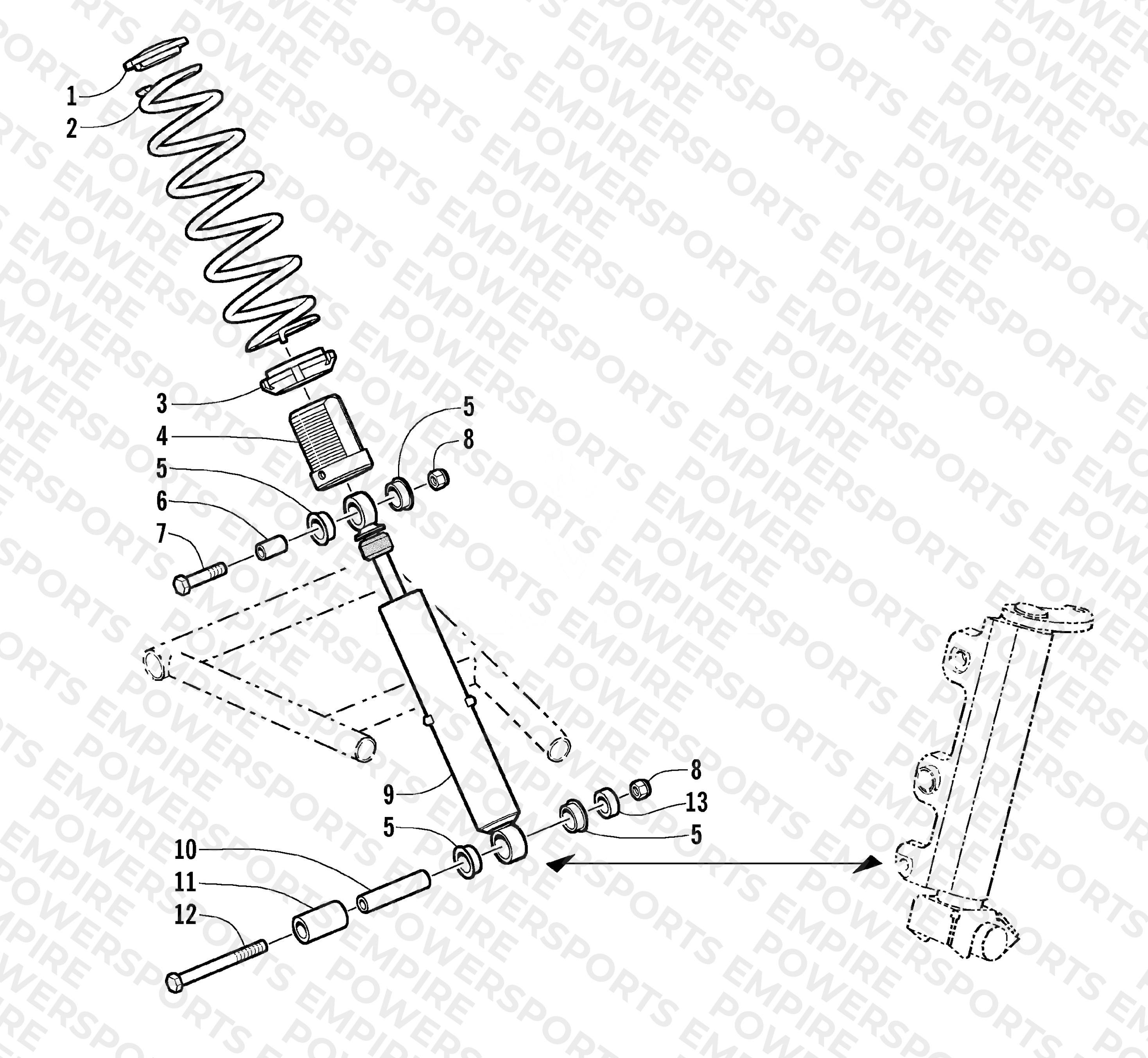 FRONT SUSPENSION SHOCK ABSORBER ASSEMBLY