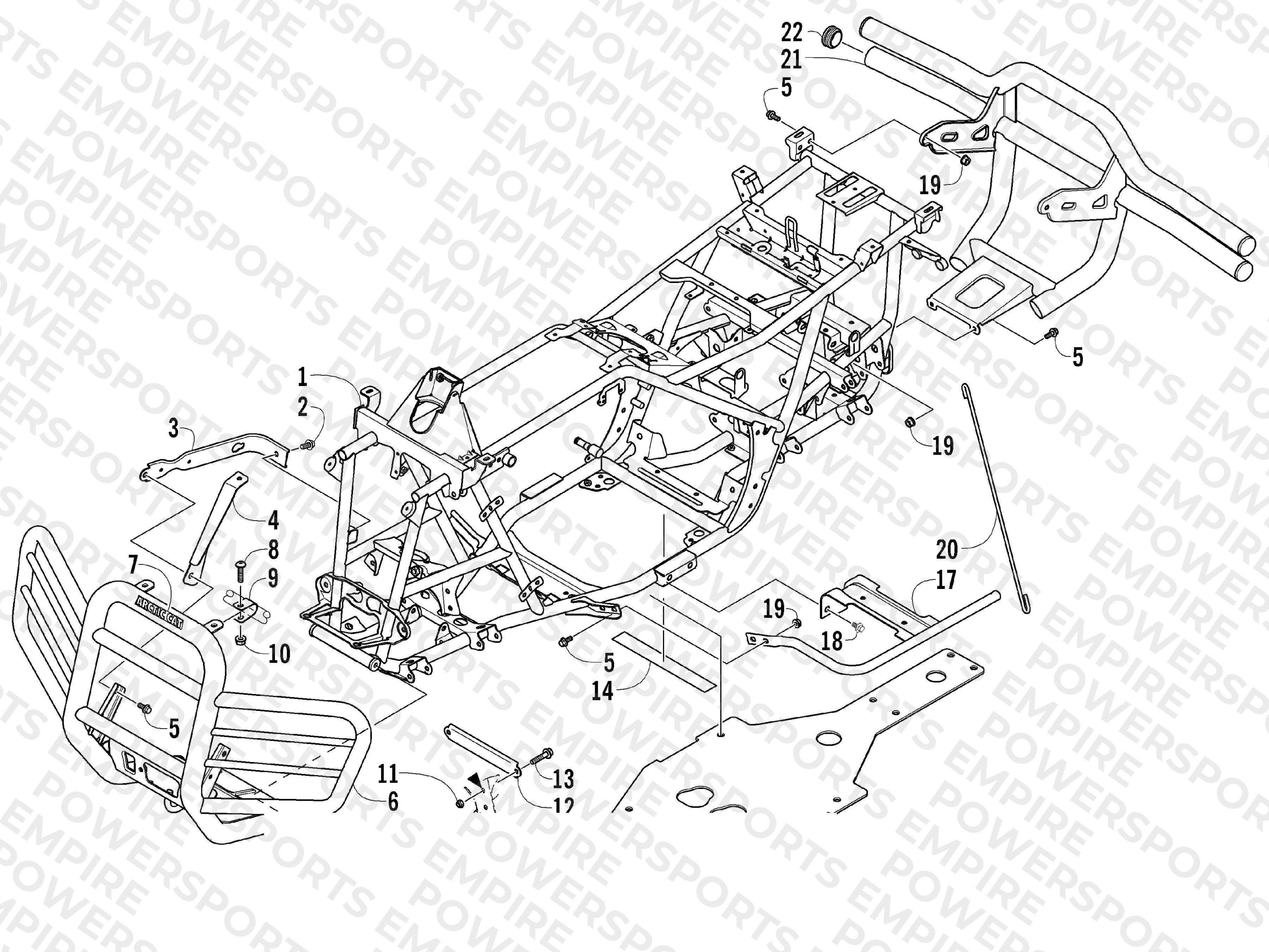 FRAME AND RELATED PARTS