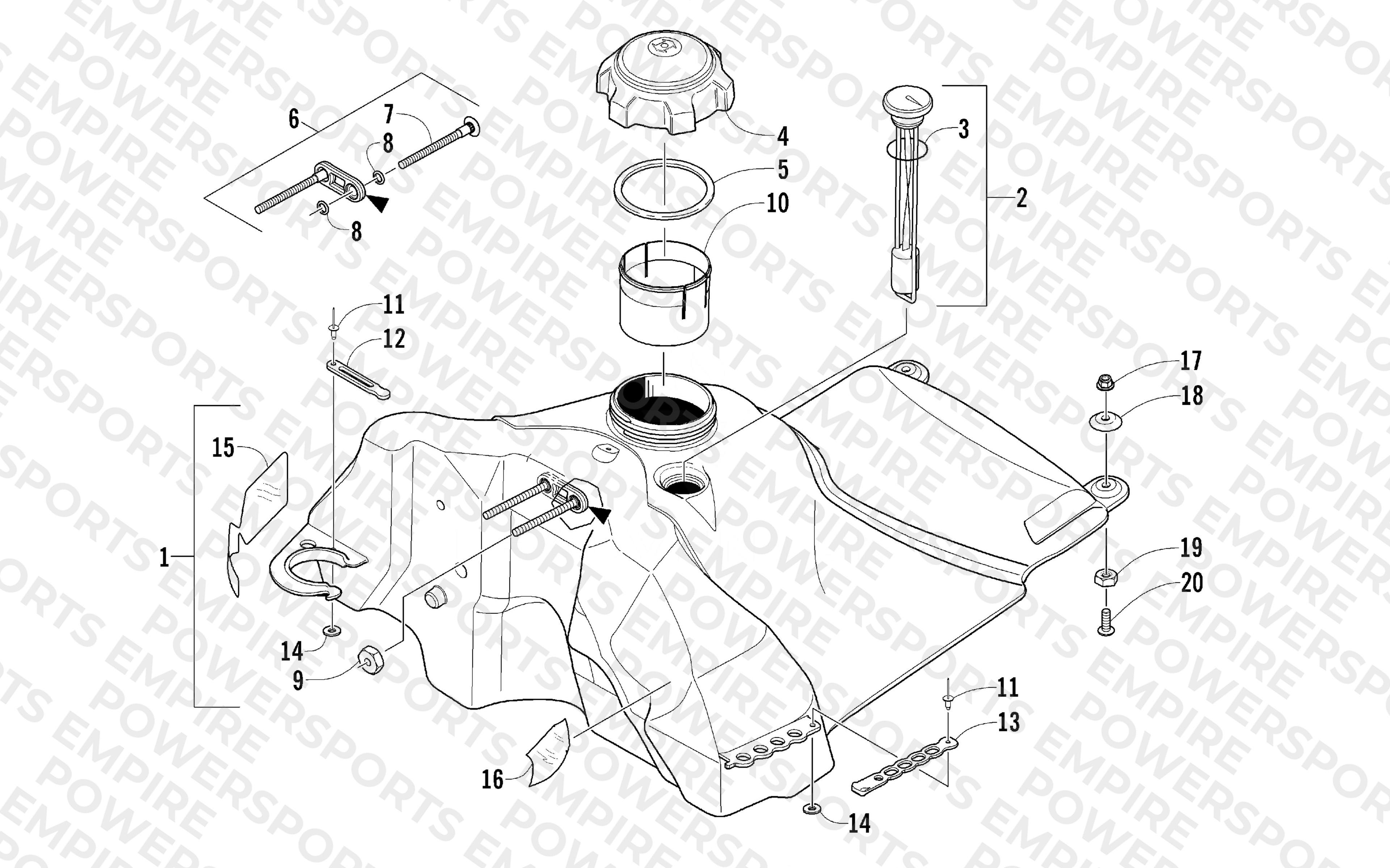 GAS TANK ASSEMBLY