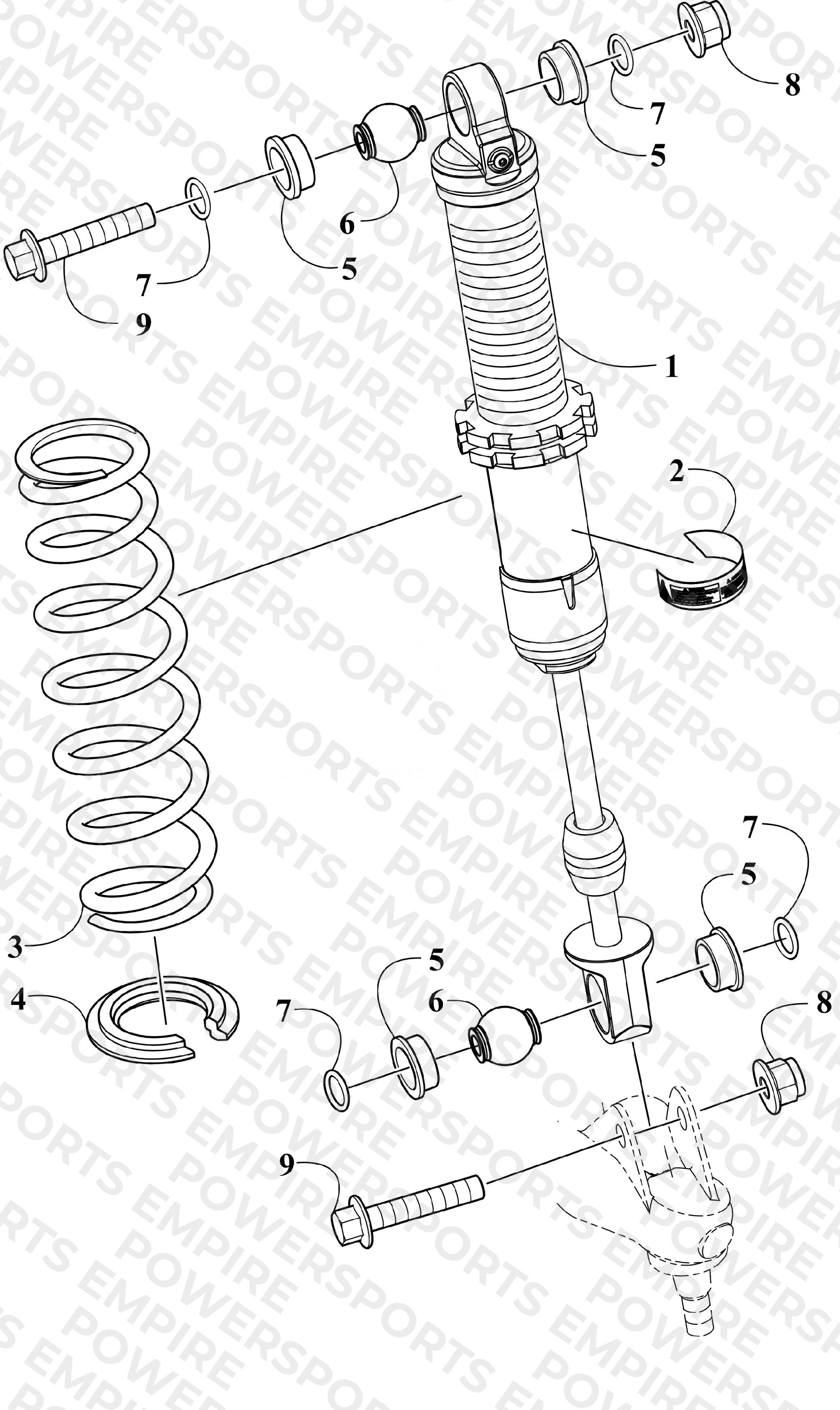 FRONT SUSPENSION SHOCK ABSORBER ASSEMBLY