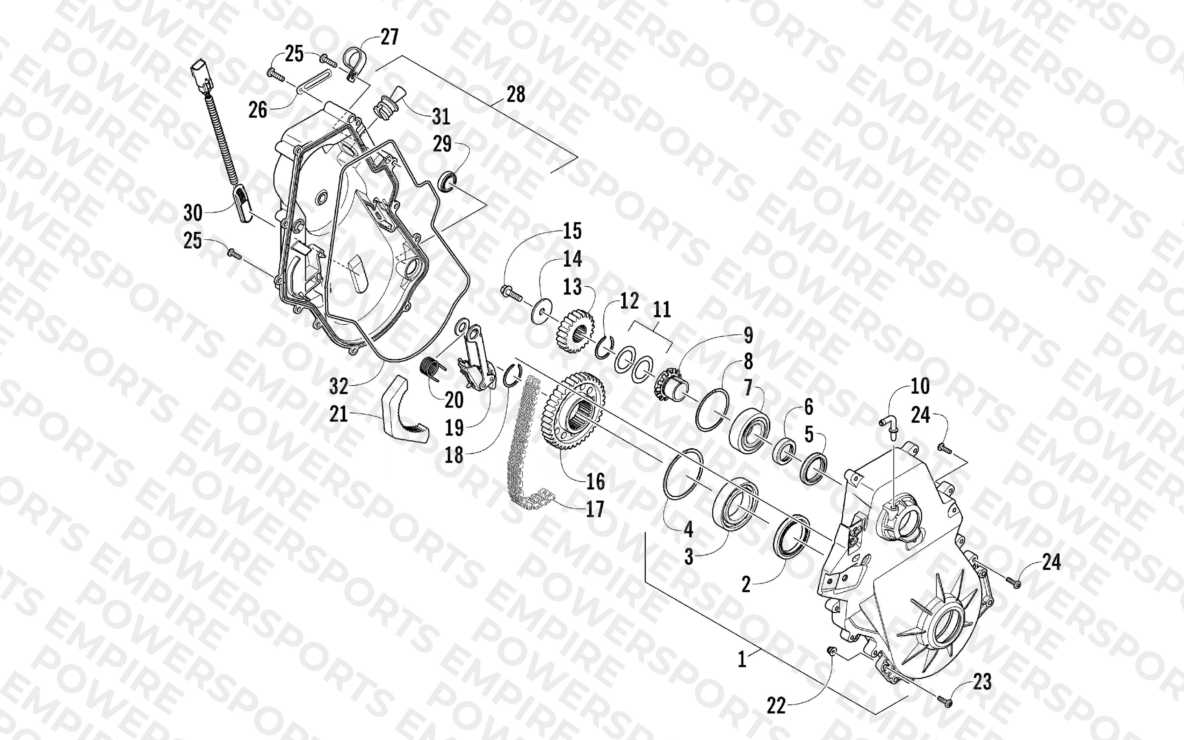 CHAIN CASE ASSEMBLY