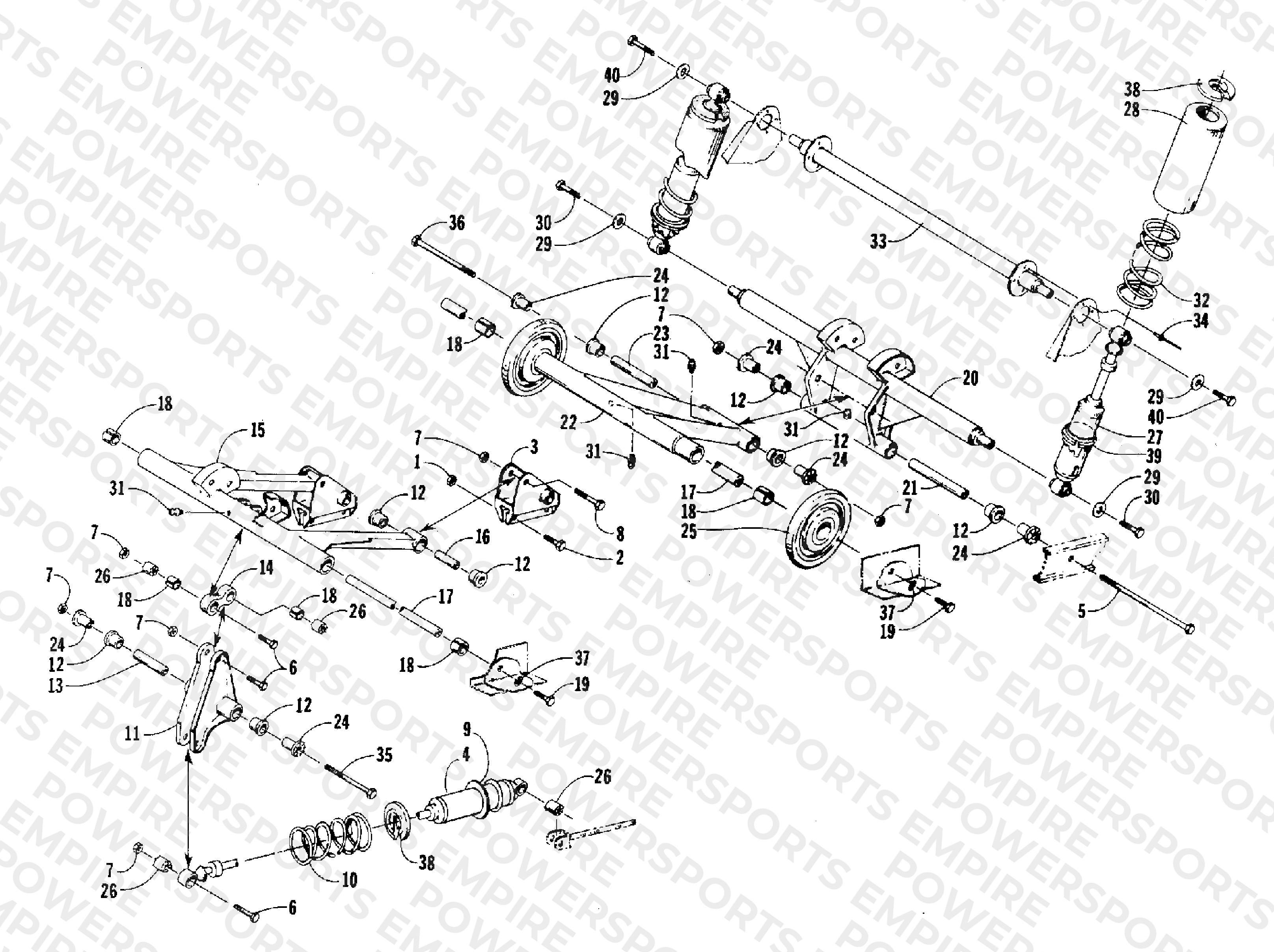 REAR SUSPENSION ARM ASSEMBLIES